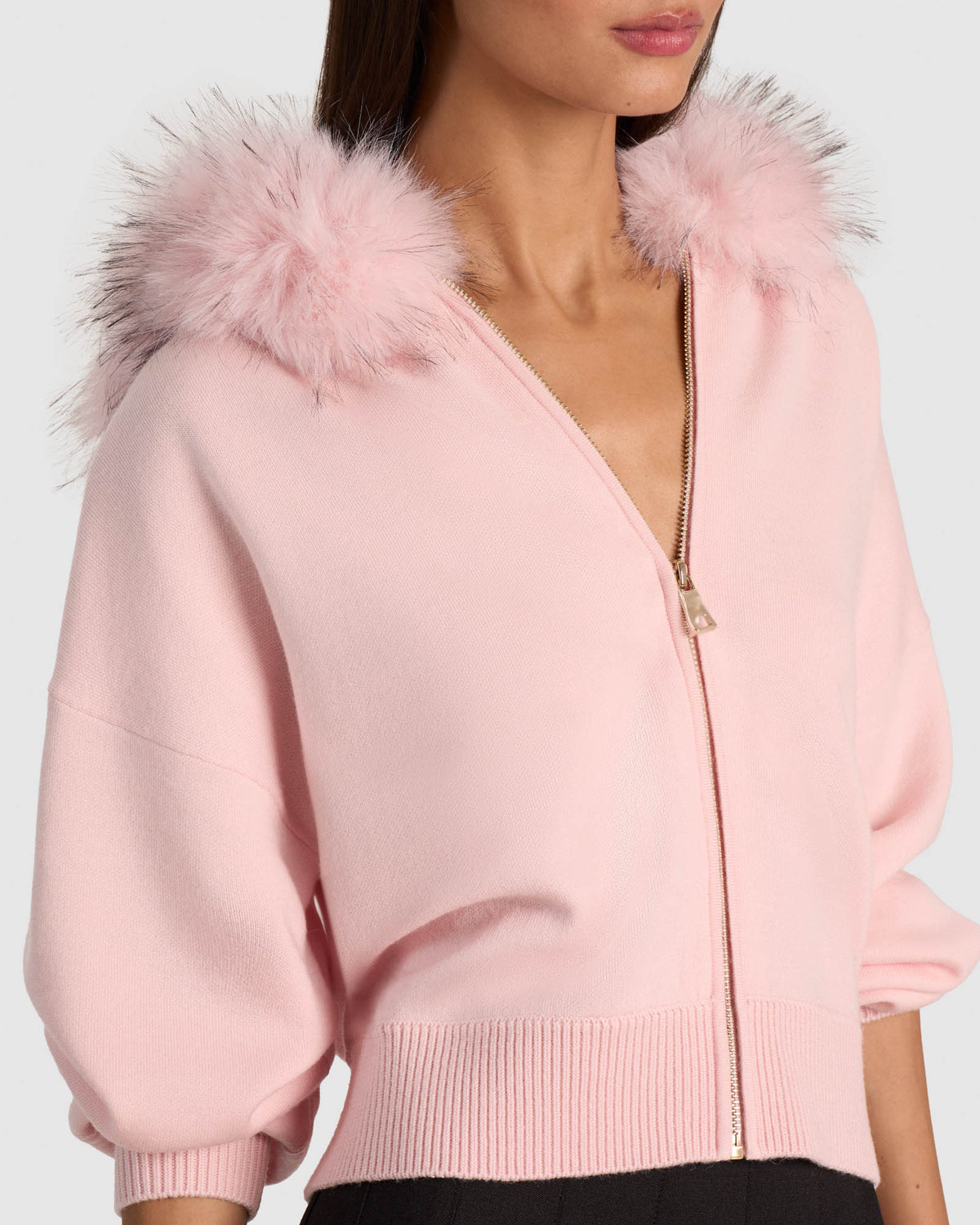 Nadya Faux Fur Cardign