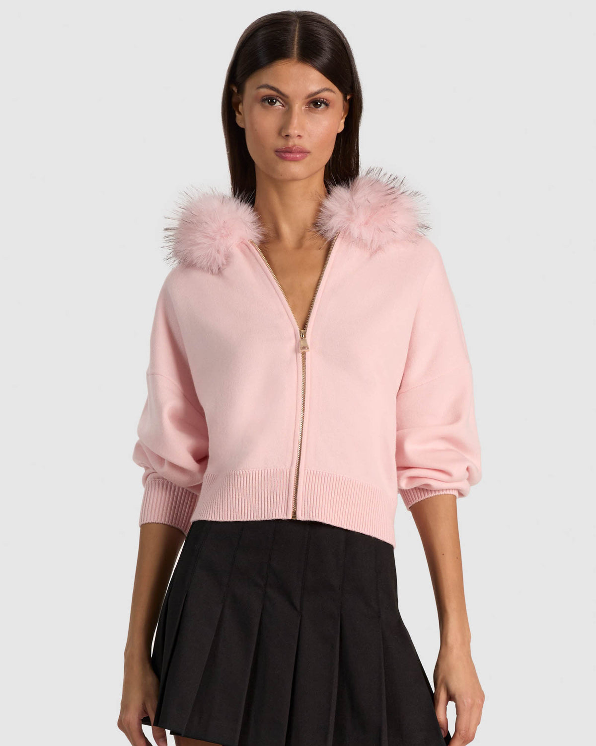 Nadya Faux Fur Cardign