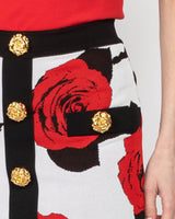 Roses Jacquard Skirt