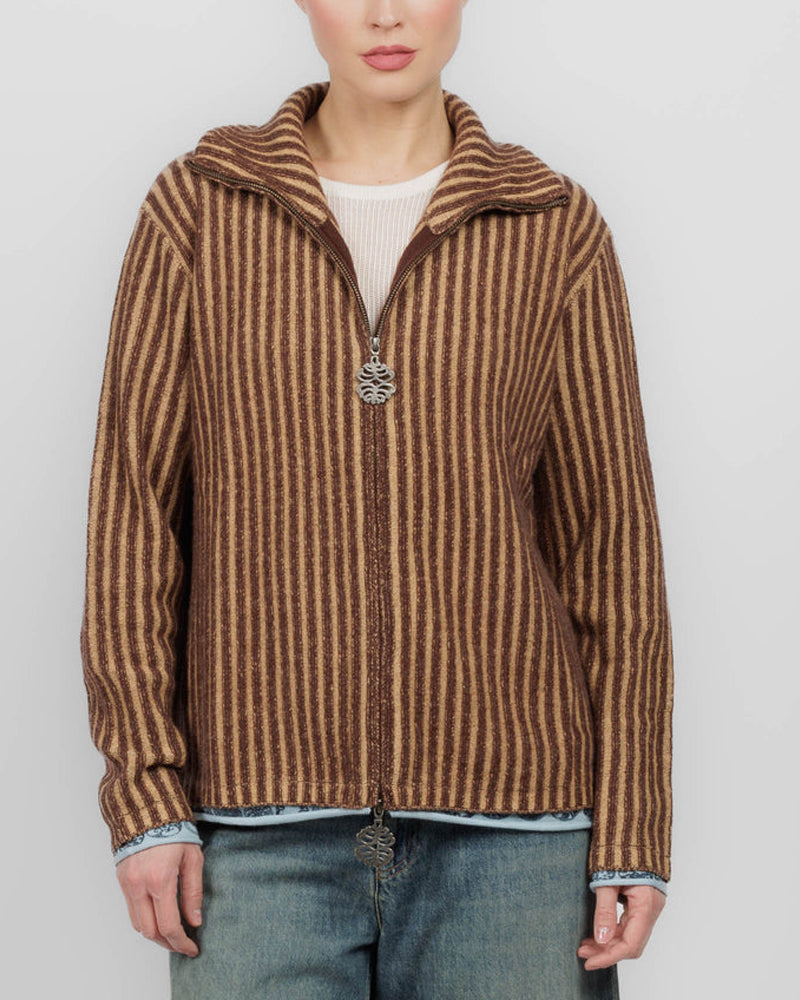 Chestnut Zip Sweater