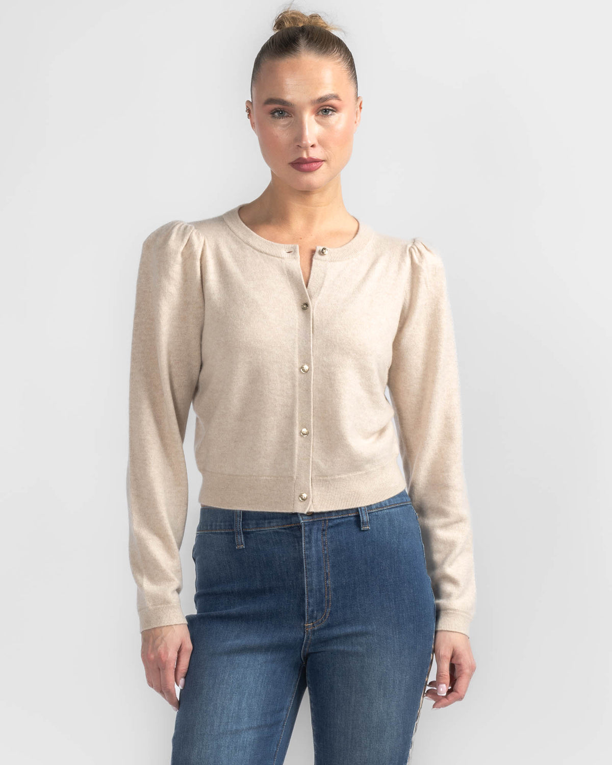 Dollie Puff Sleeve Cardigan