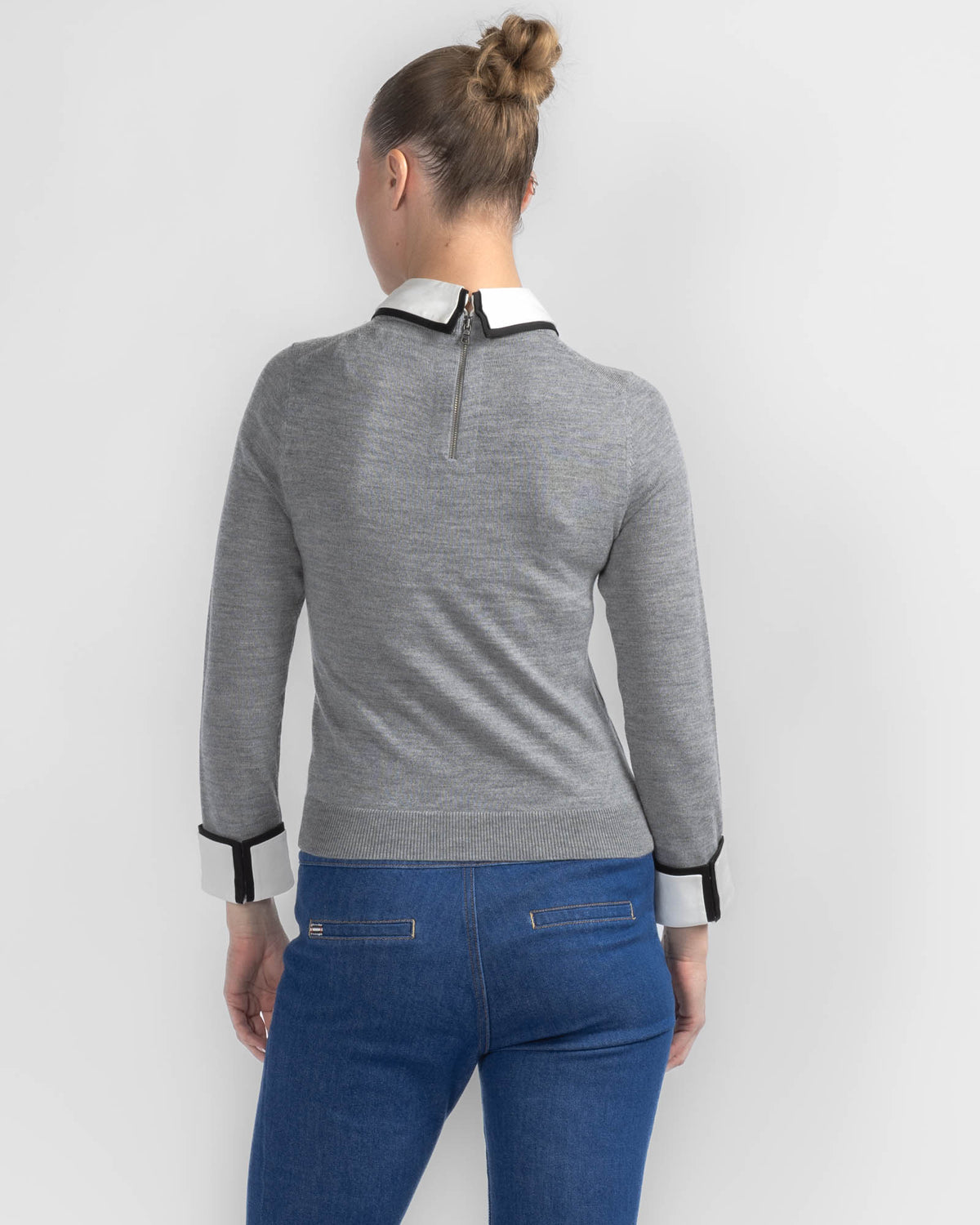 Porla Double Collar Sweater