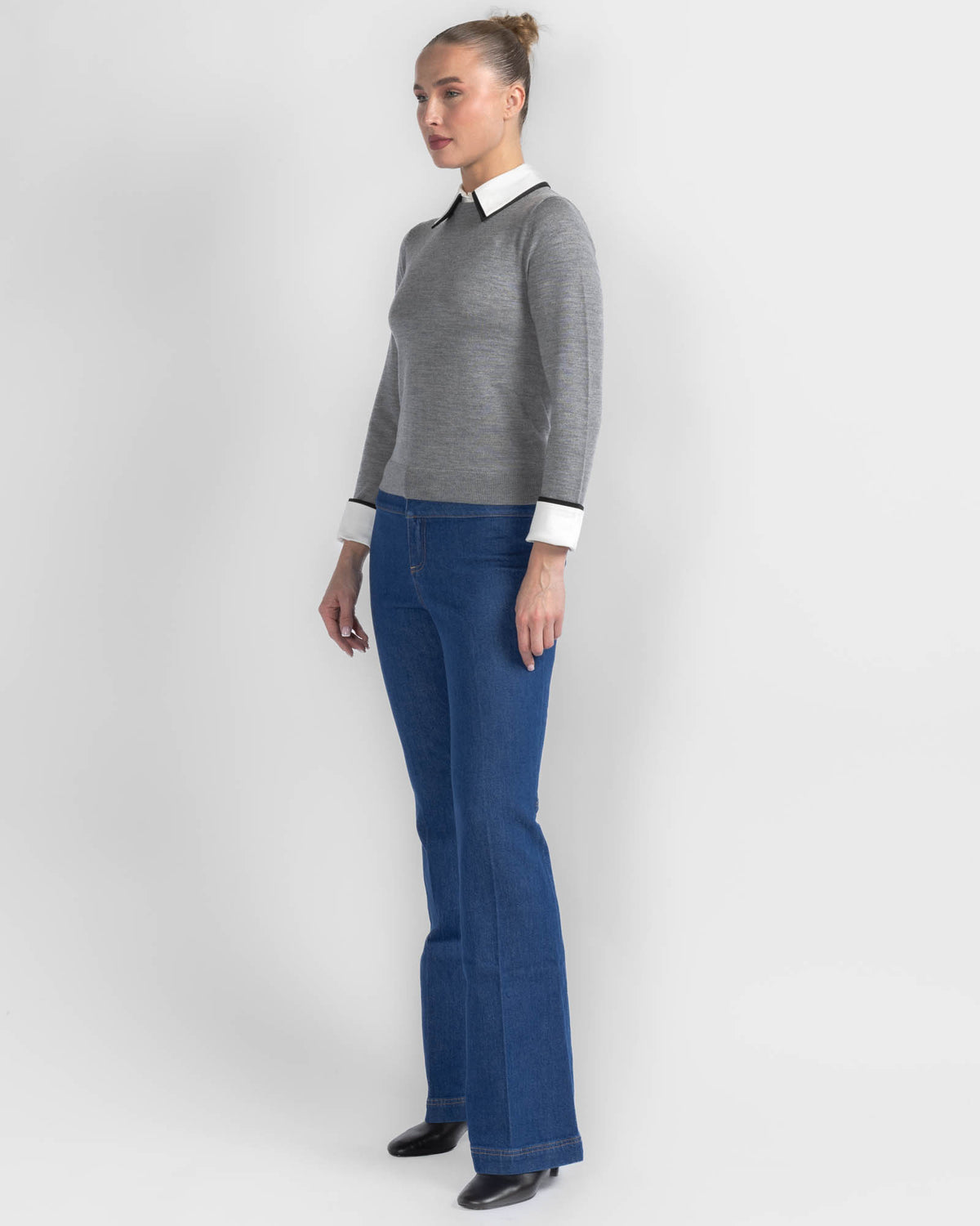 Porla Double Collar Sweater