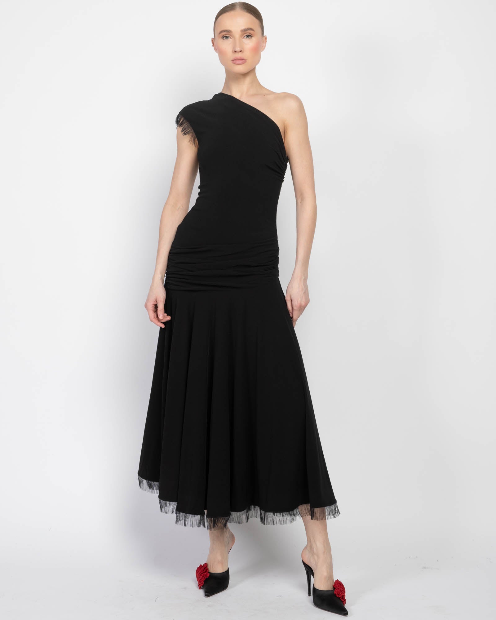 Robe à épaules dénudées Tess