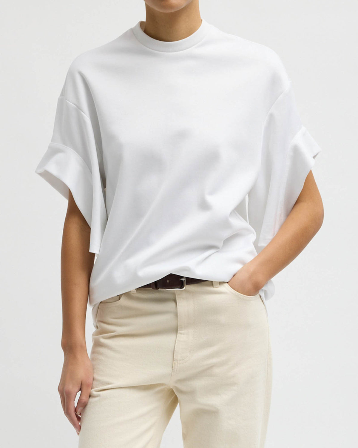Easy Drape Sleeve Tee