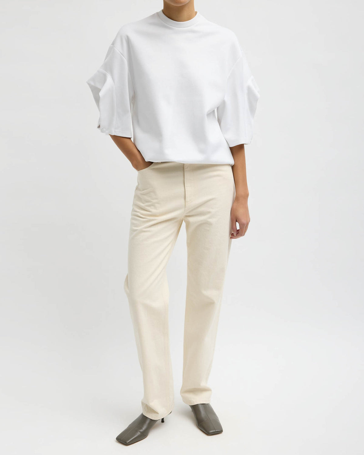 Easy Drape Sleeve Tee