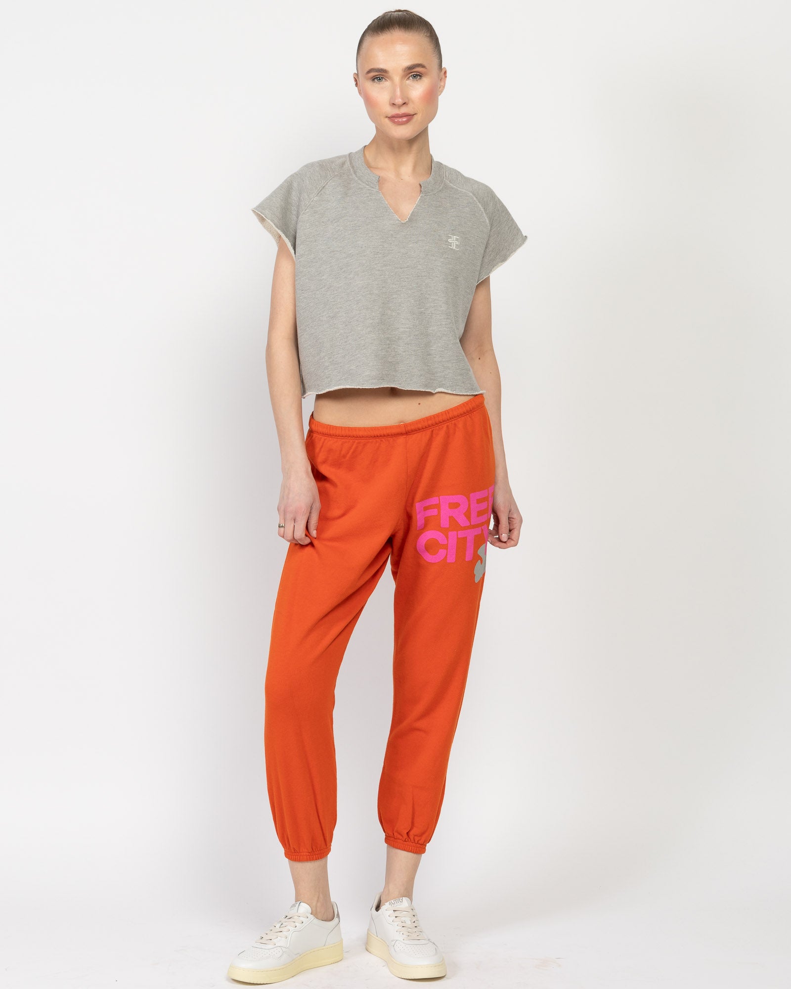 Pantalon de survêtement à gros imprimé