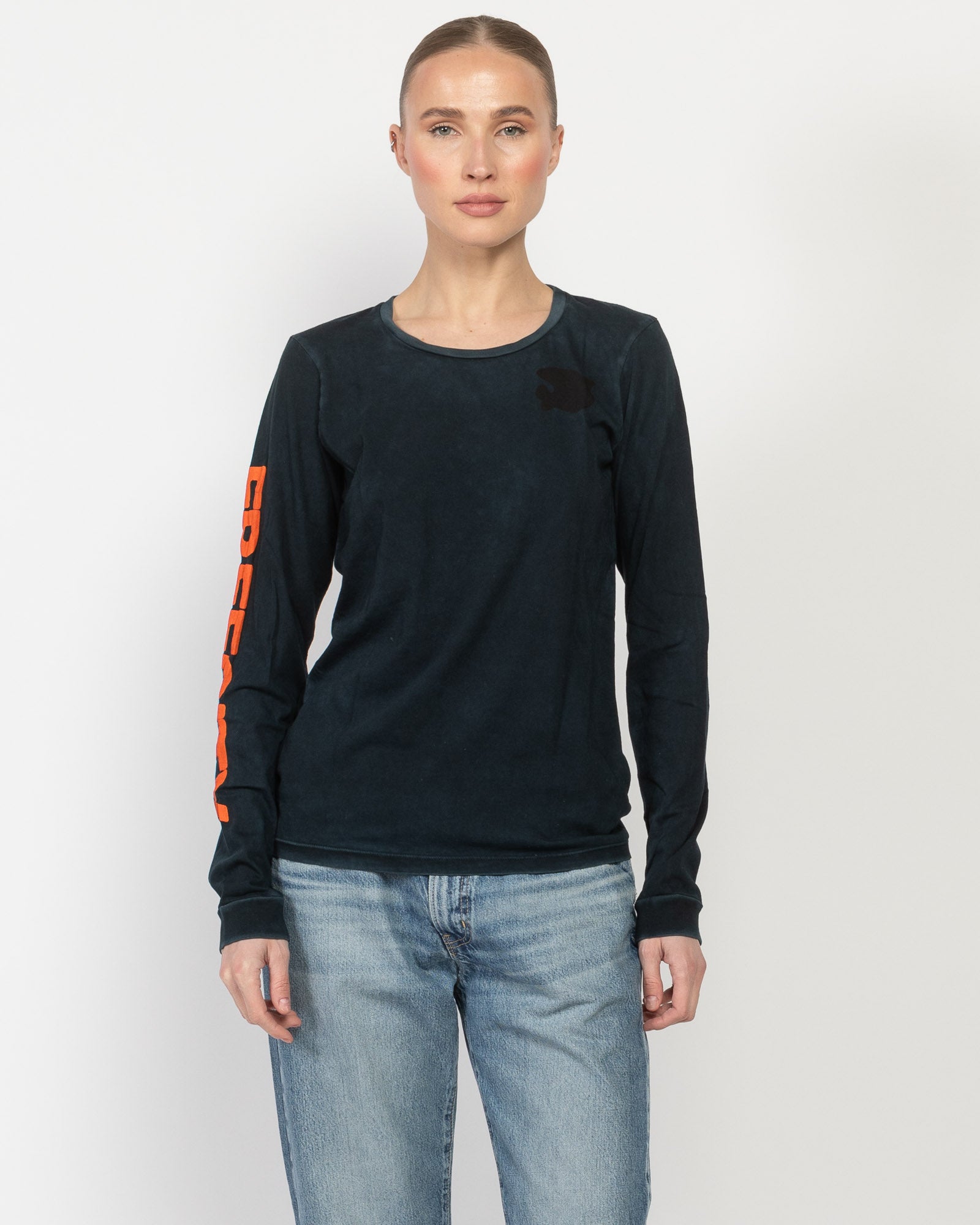 T-shirt à manches longues super vintage « Artiste recherché »