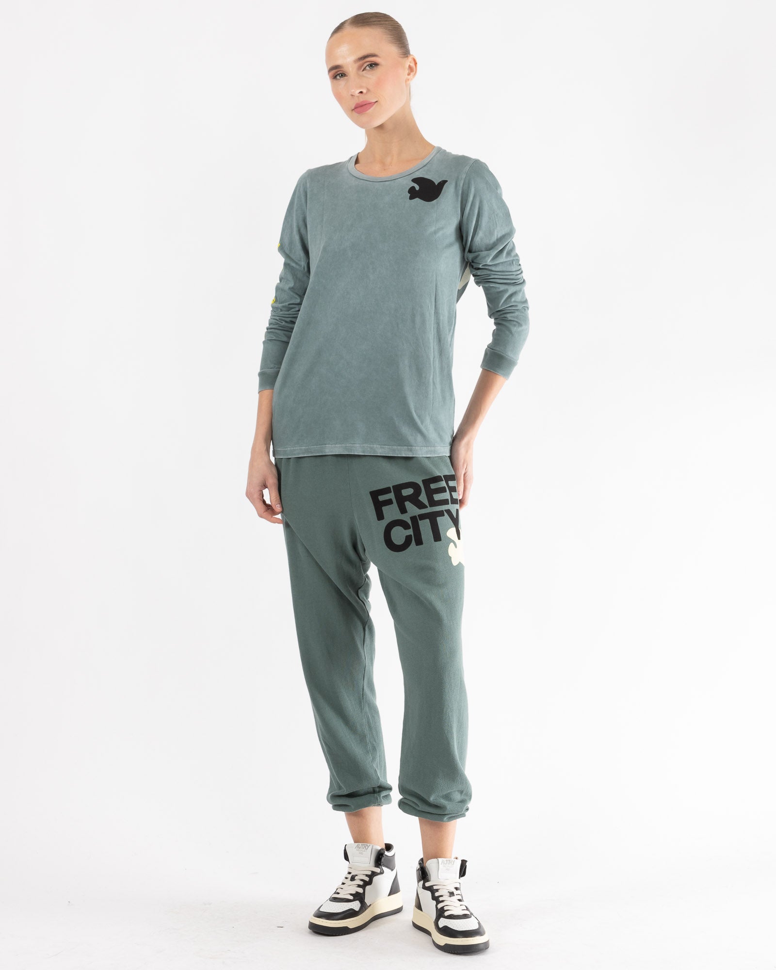 T-shirt à manches longues vintage printanier