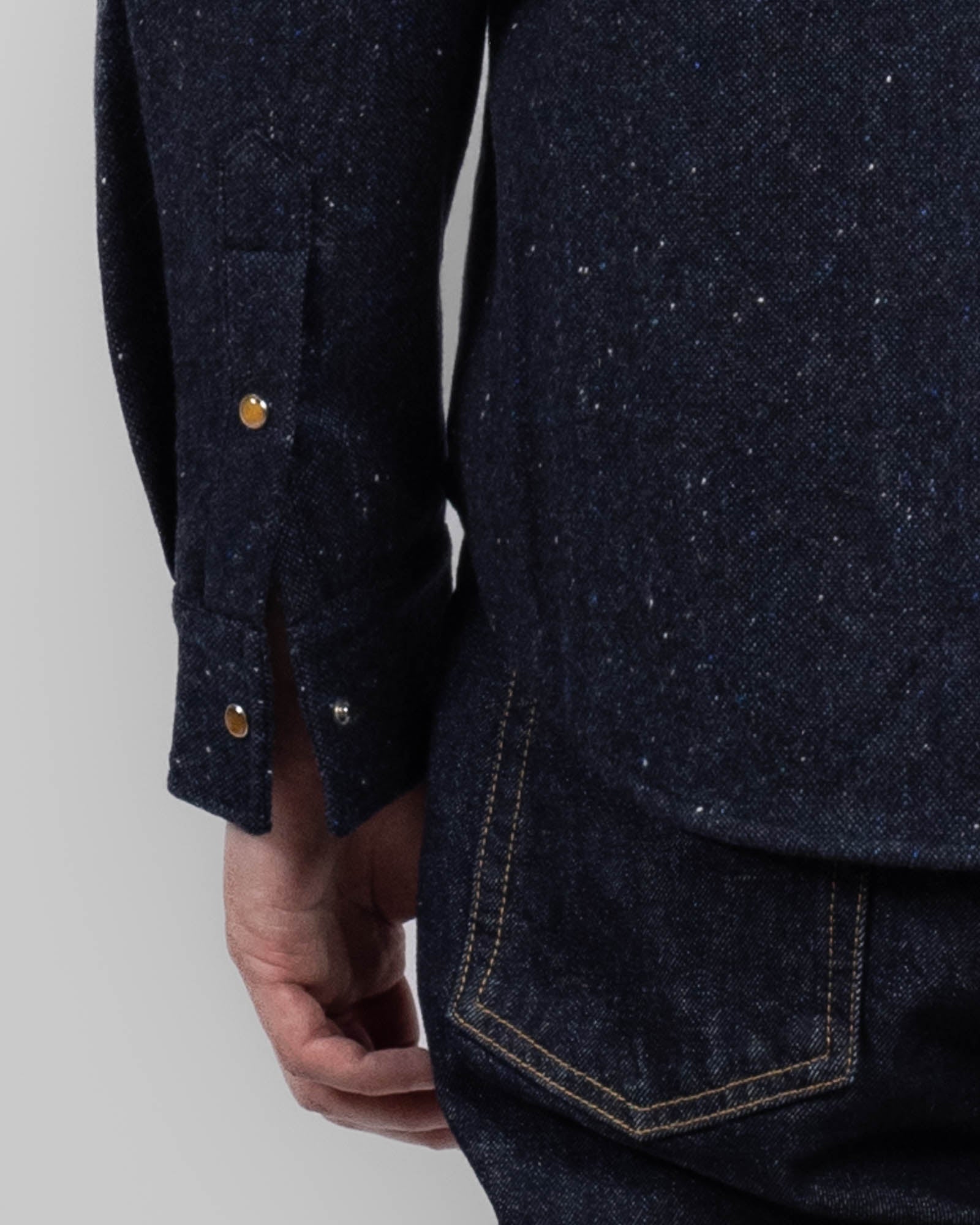 Chemise Donegal de minuit