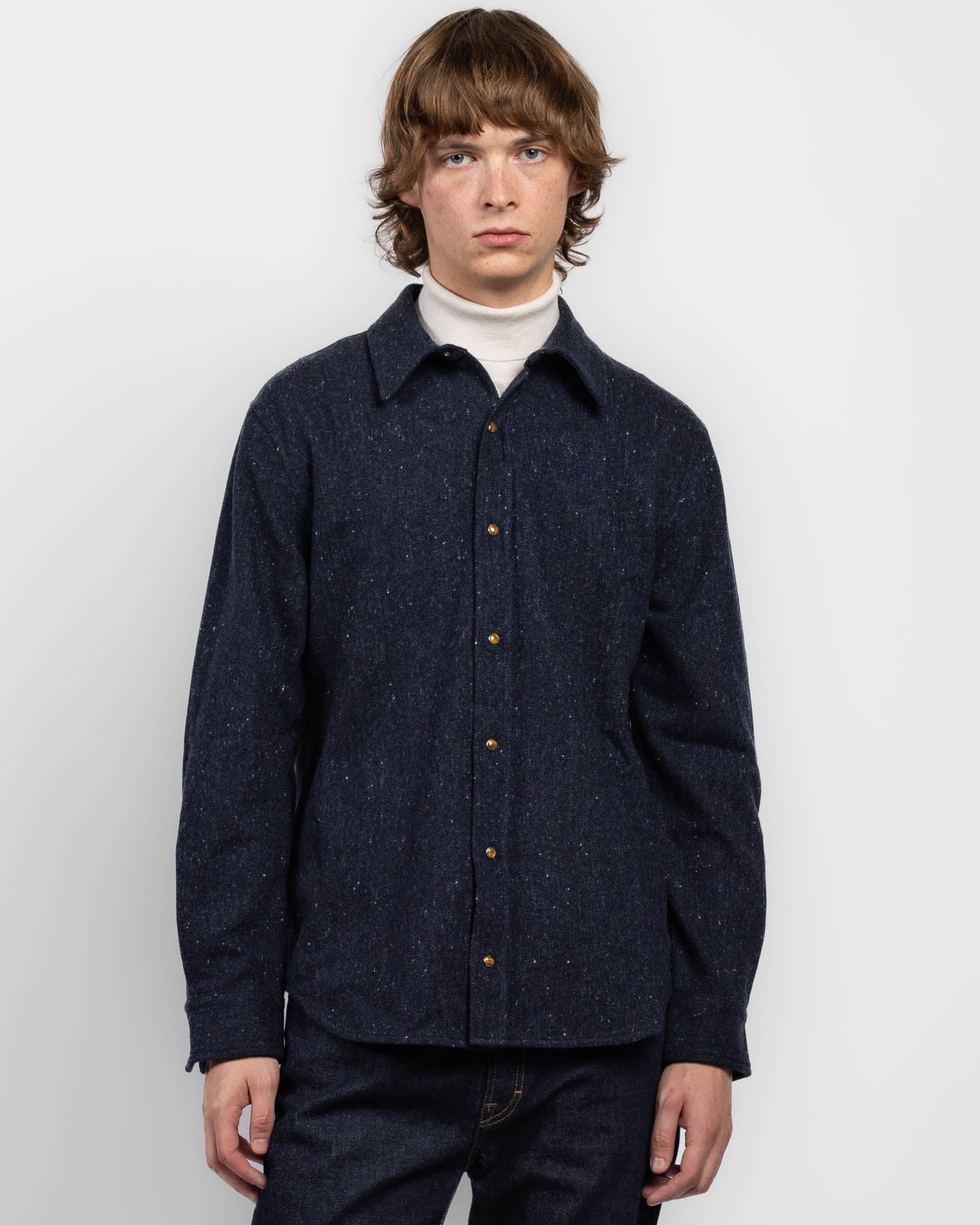 Chemise Donegal de minuit