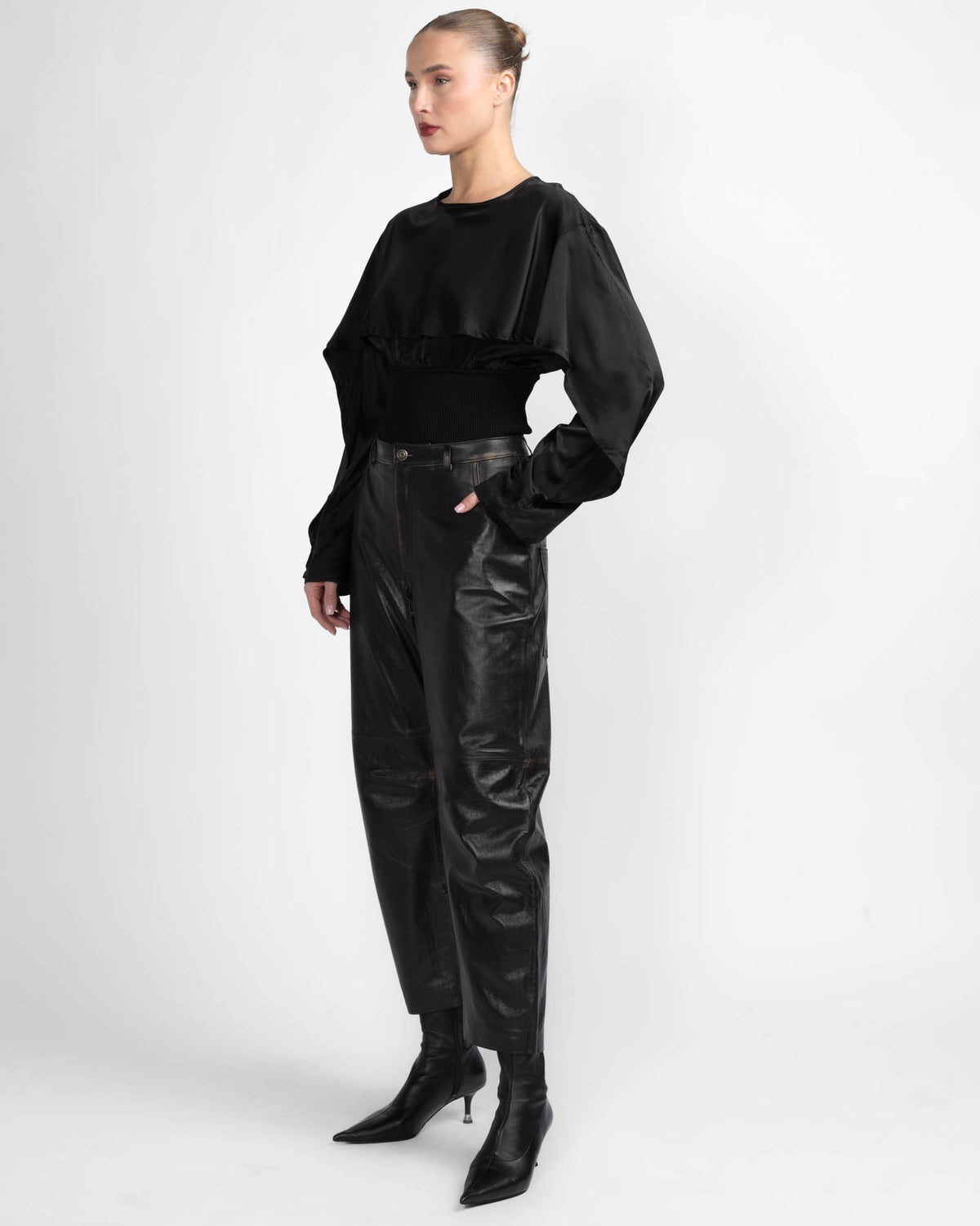 Jade Leather Pant