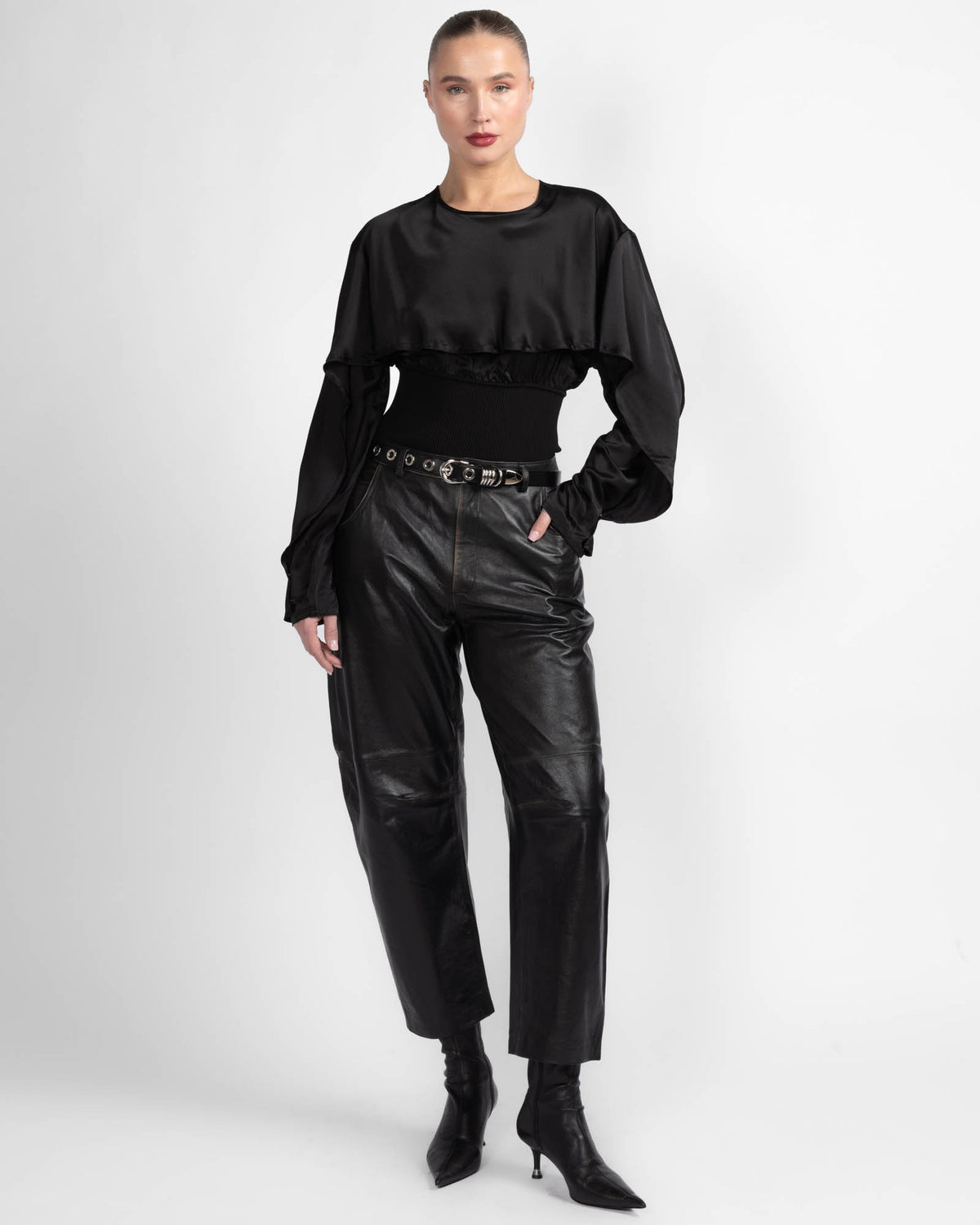 Jade Leather Pant