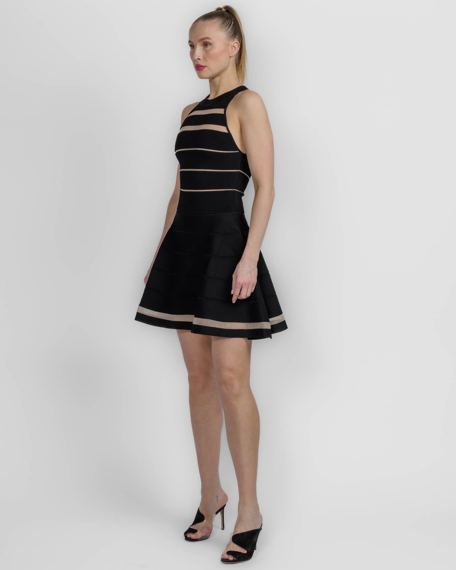 Stripe Flare Dress