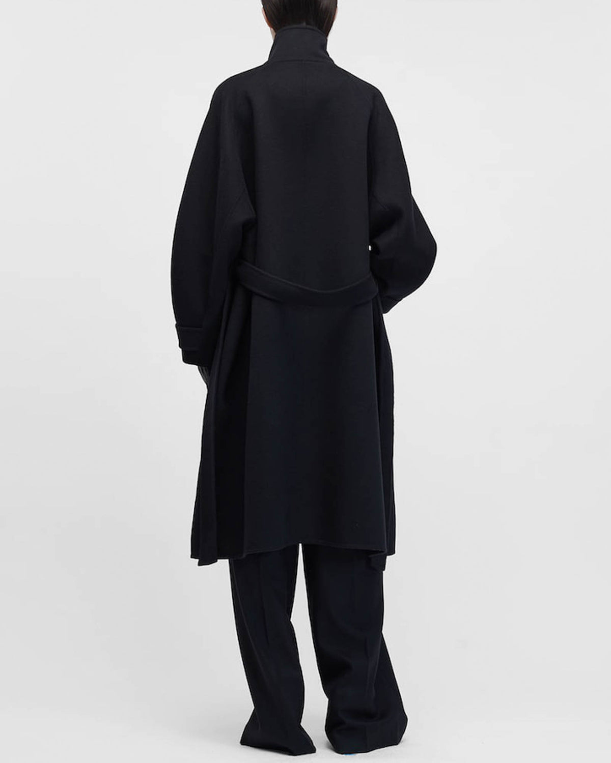Stand Collar Long Coat