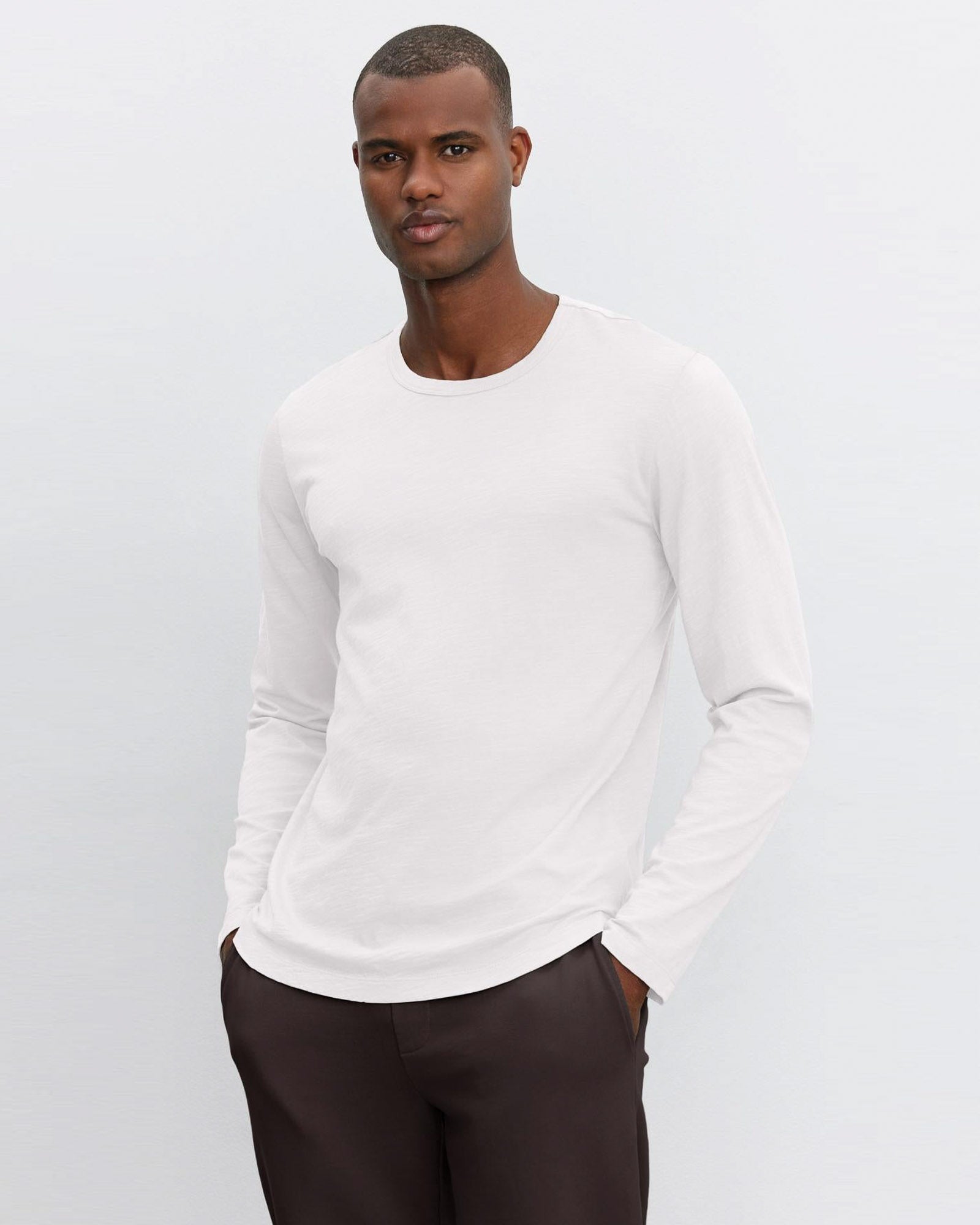 Classic Slub Crew Long Sleeve