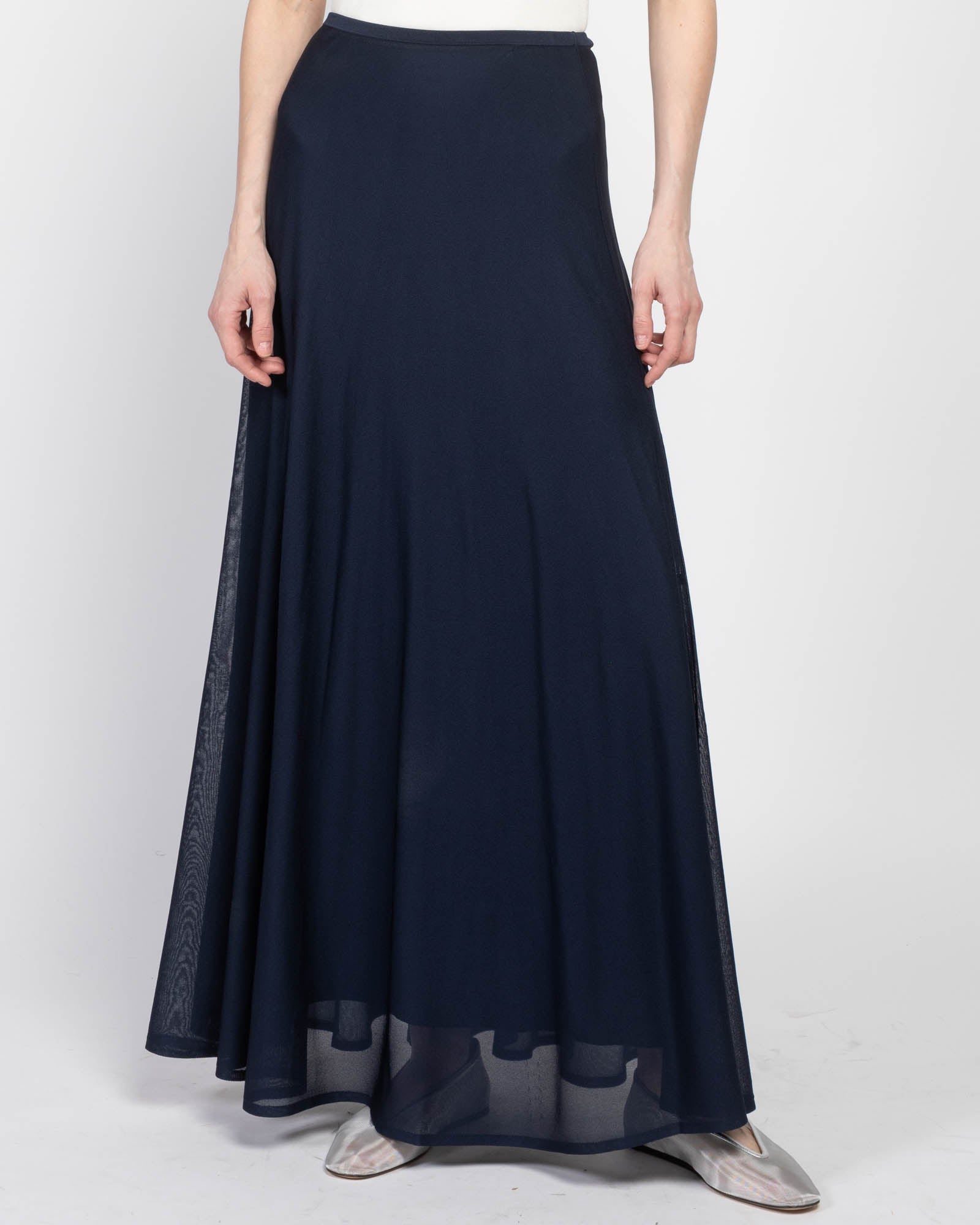 BRANDON MAXWELL Sheer Skirt