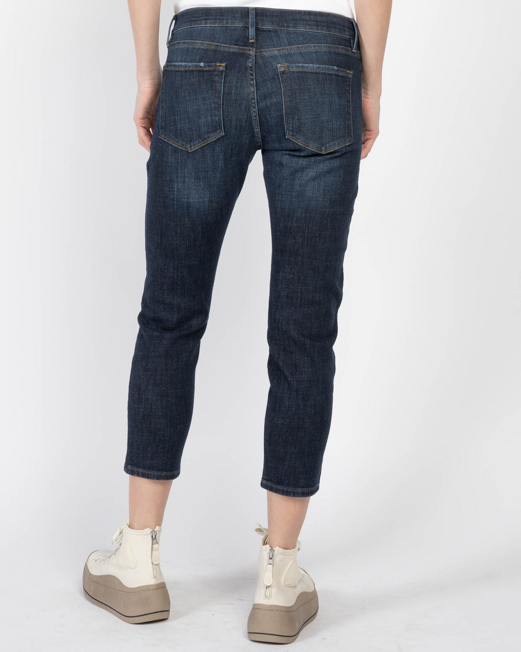 Le Garcon Crop Jeans - FRAME | Luxury Designer Fashion | tntfashion.ca