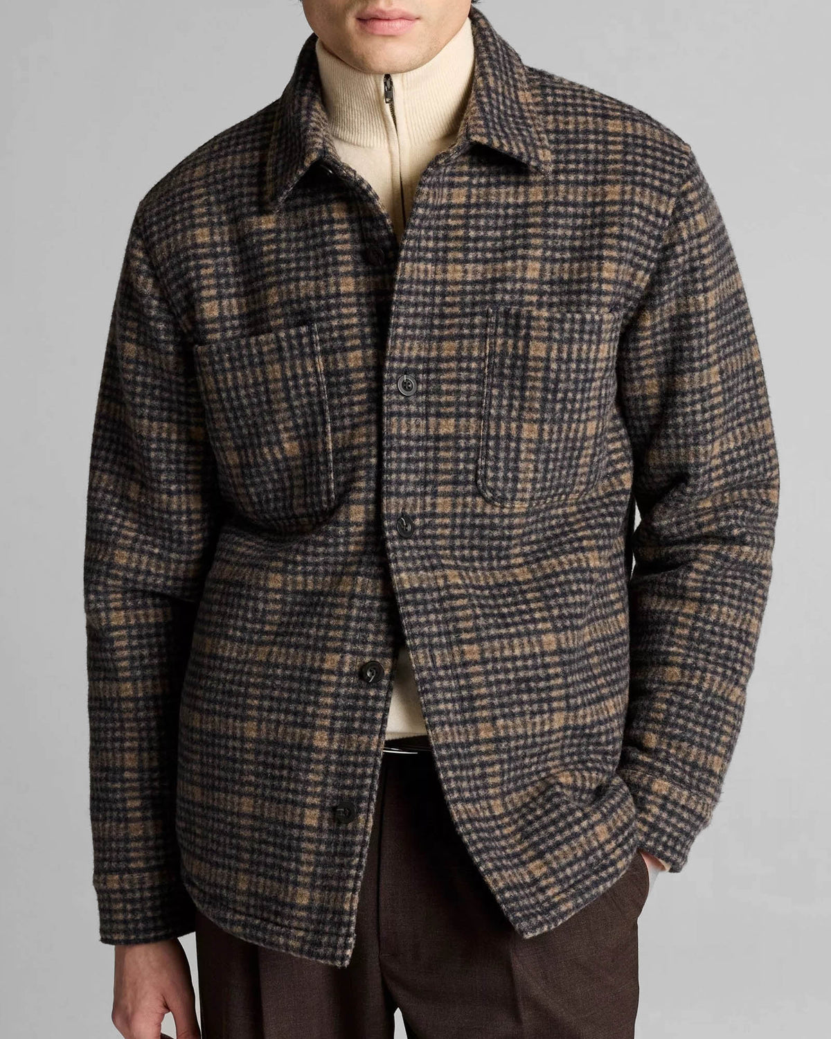 Sherpa Lined Shirt Jacket