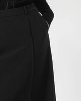 Pin-Tuck Maxi Skirt
