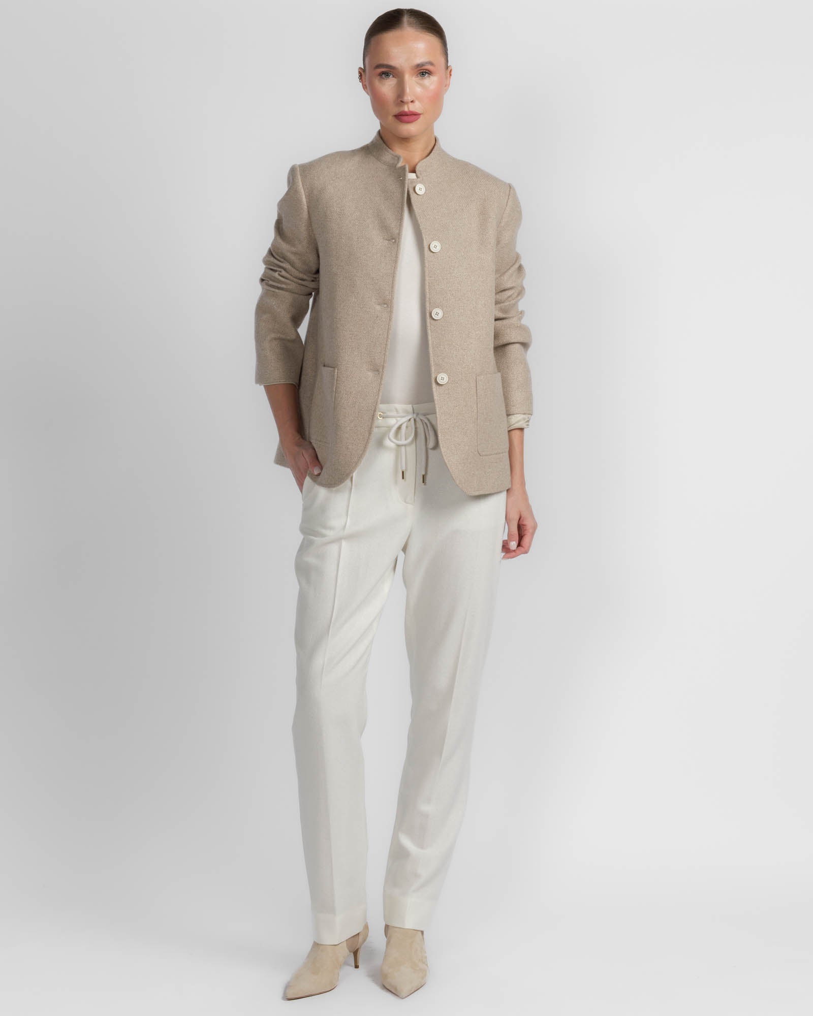 Stand Collar Blazer