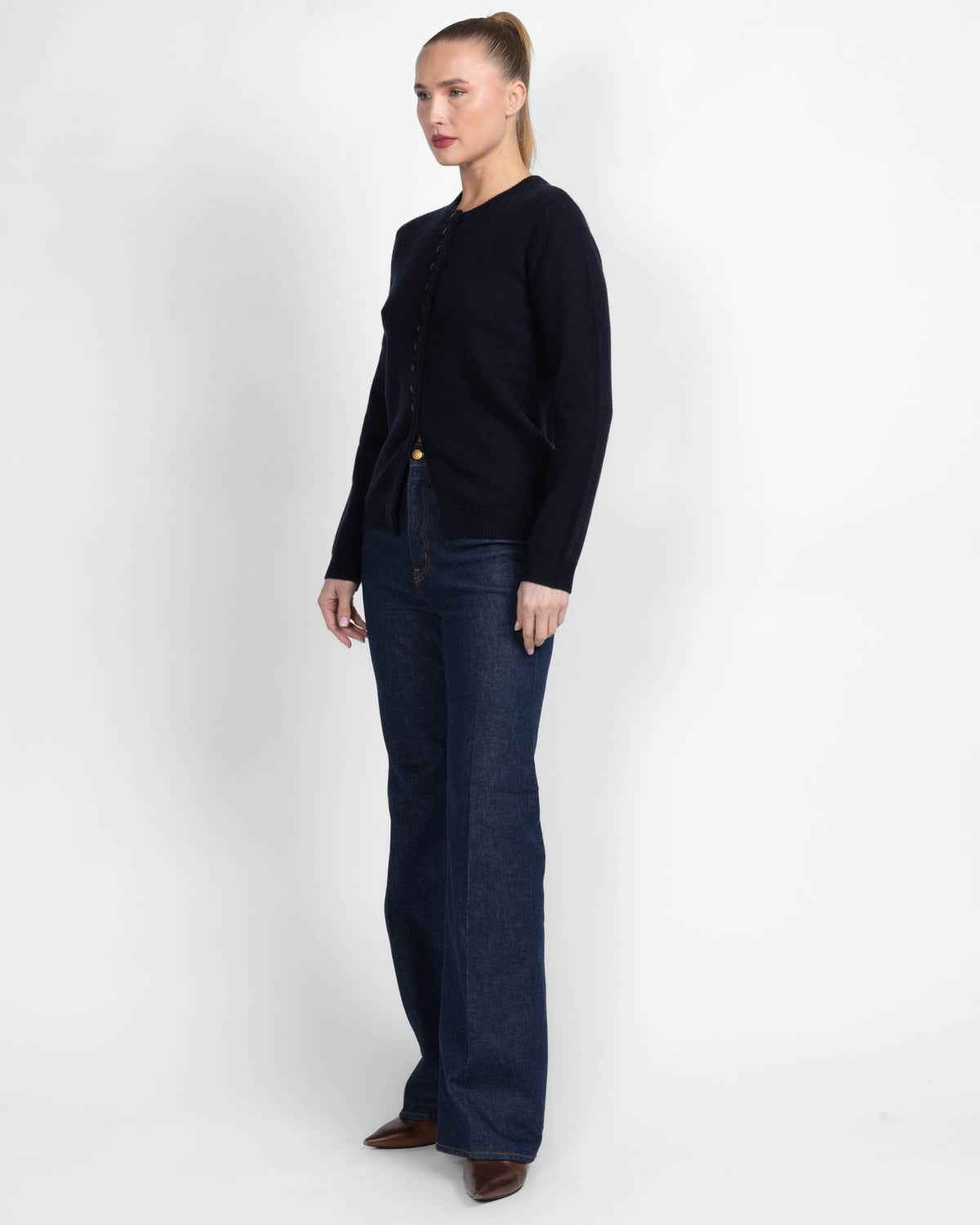 Reversible Button Cardigan