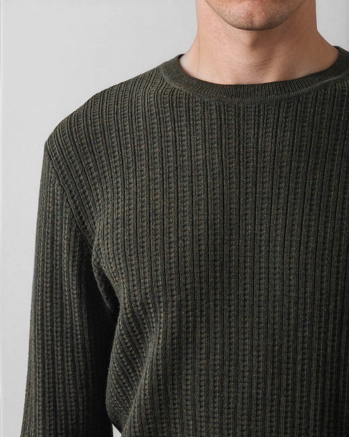 Waffle Crewneck