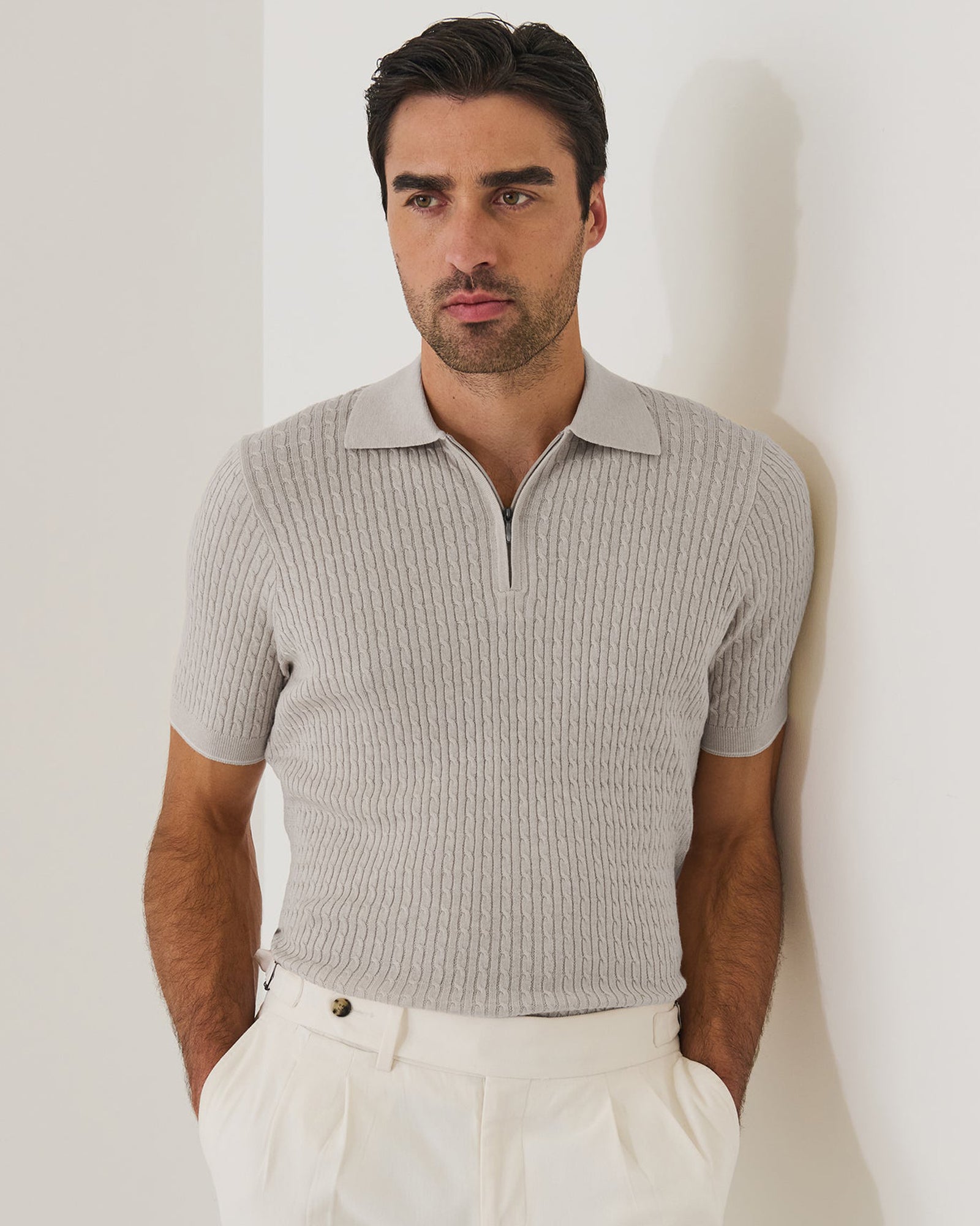 Quarter Zip Polo