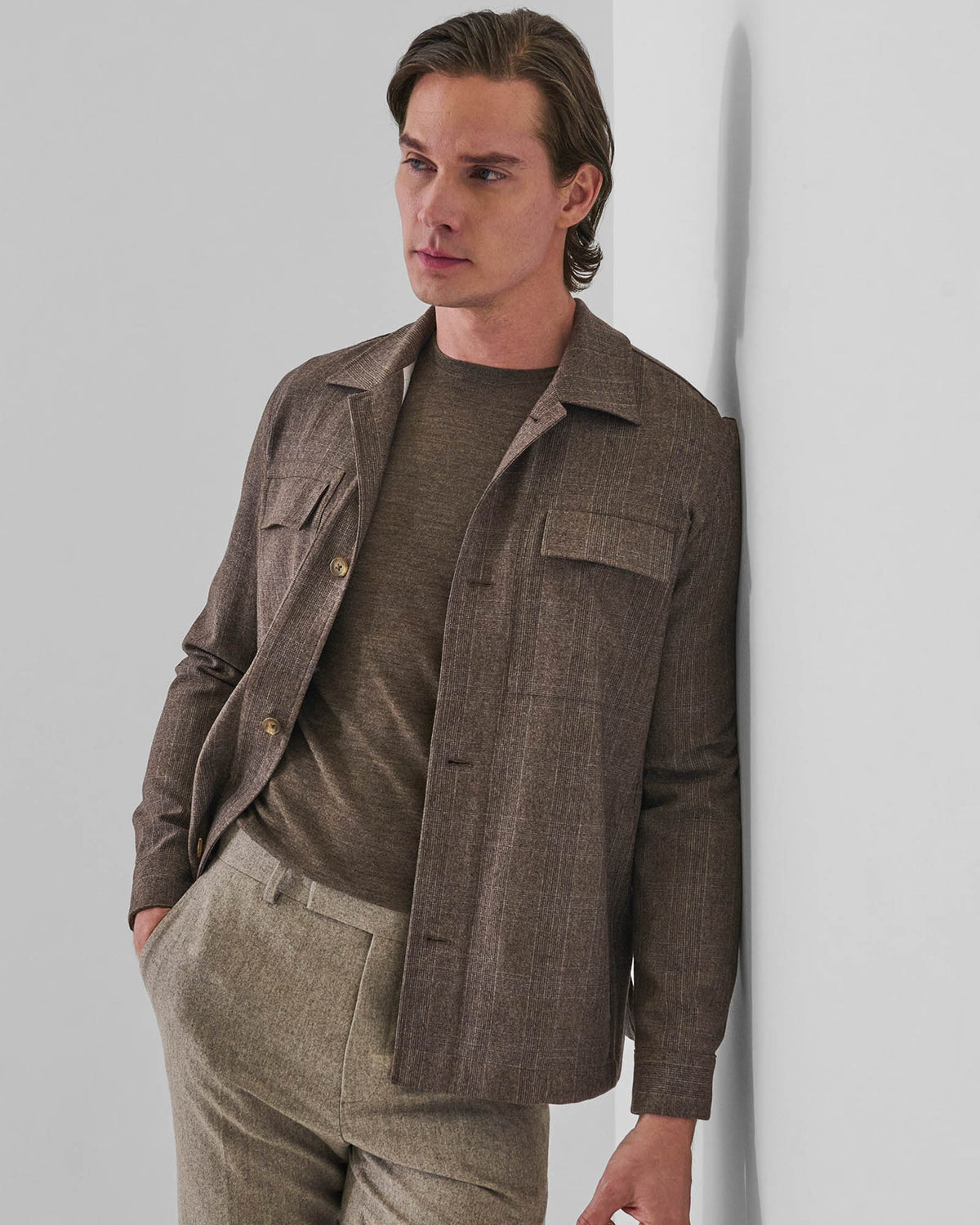 Prince Wales Shirt Jacket