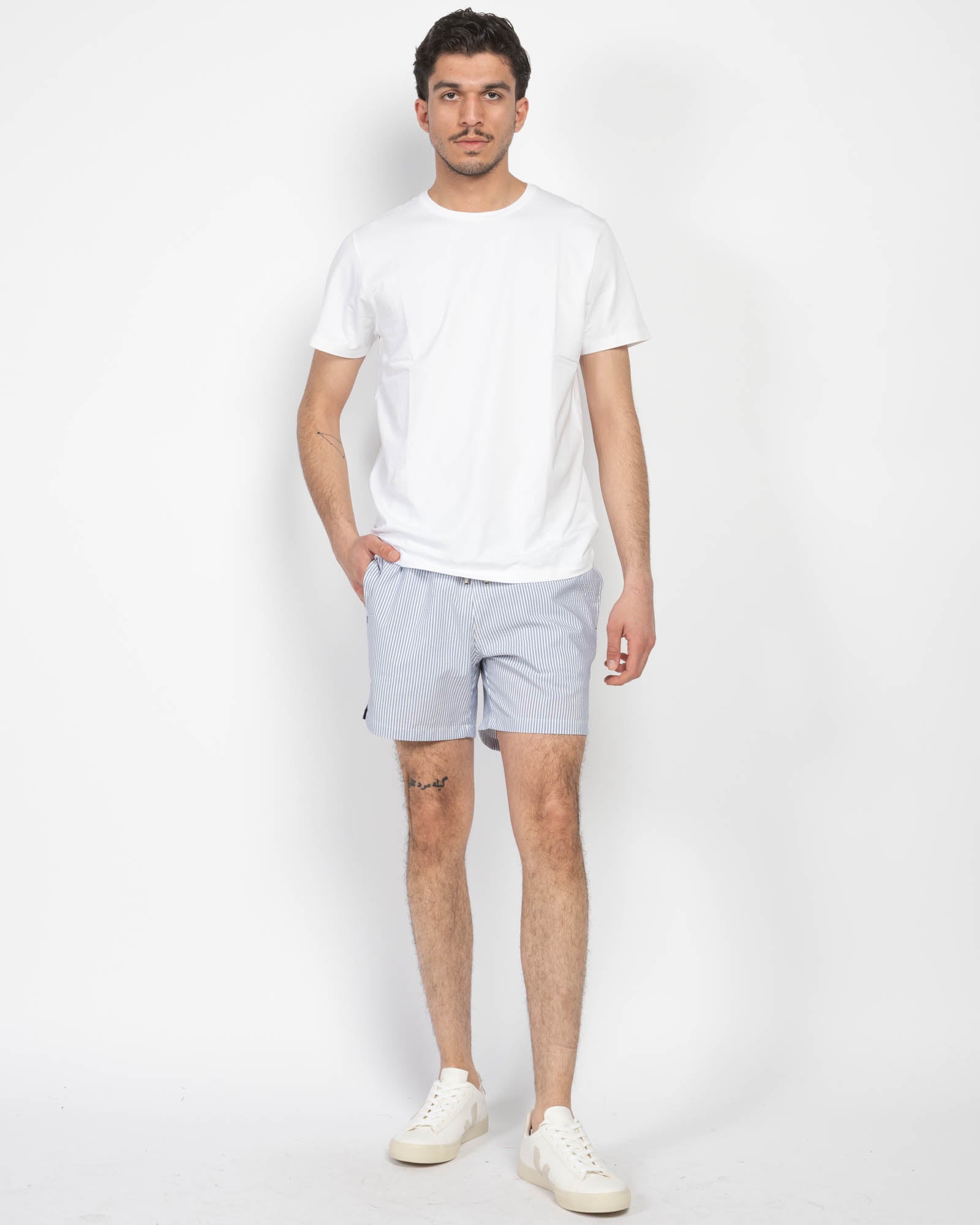 Seersucker Swim Shorts