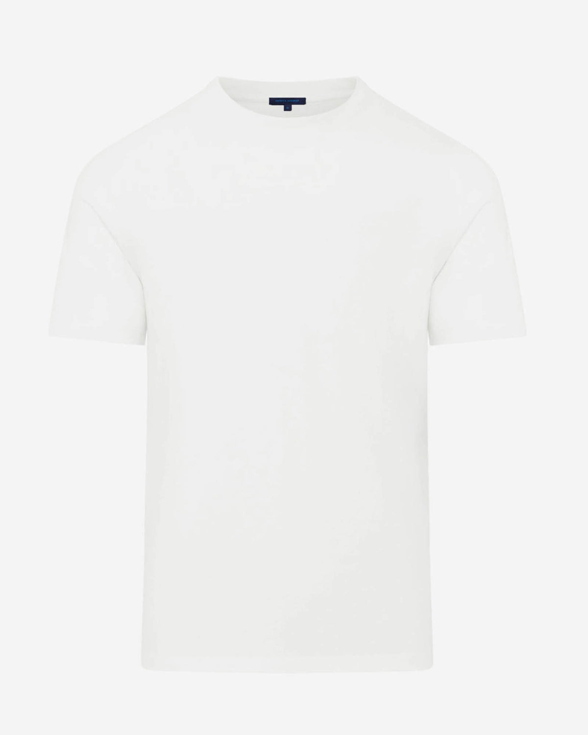 Organic Pima High Neck Crew Tee