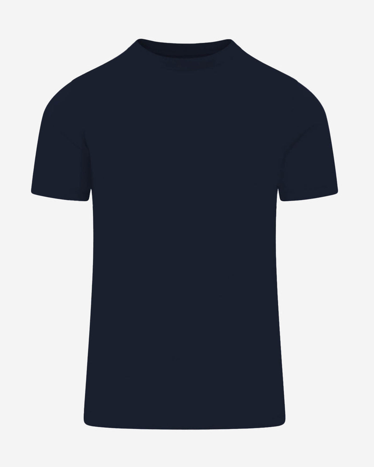 Organic Pima High Neck Crew Tee