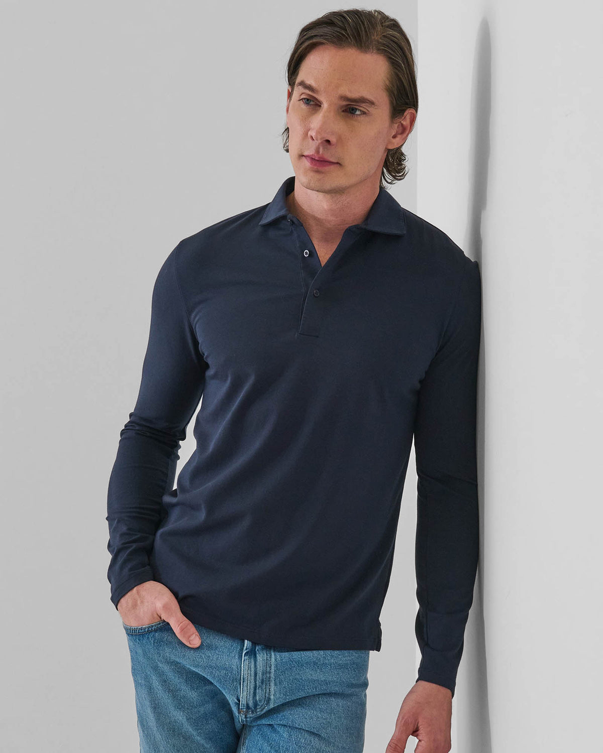 Long Sleeve Iconic Polo Shirt
