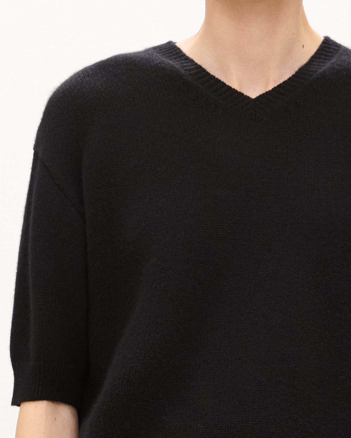 Crop V Tee
