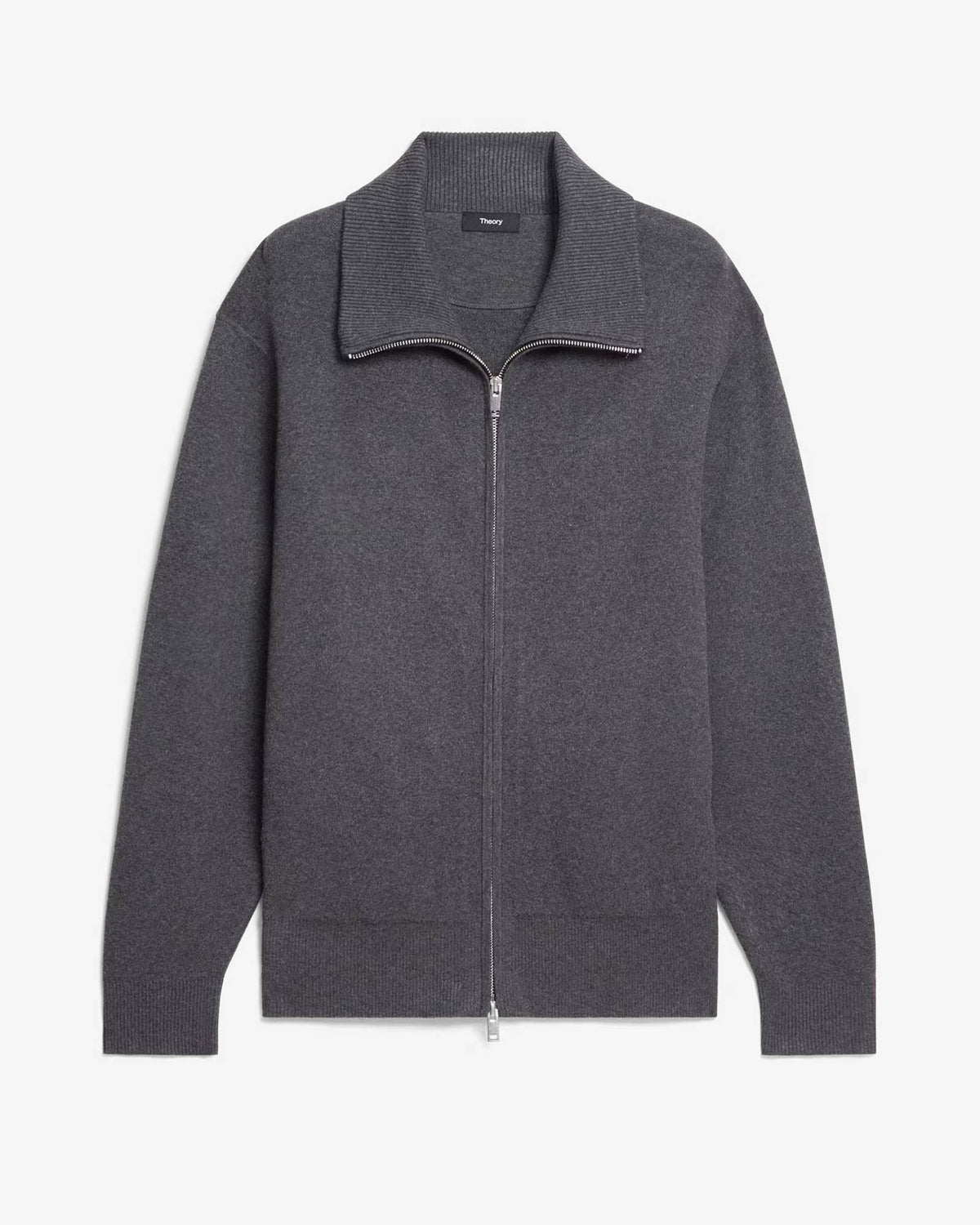Turtleneck Zip Cardigan