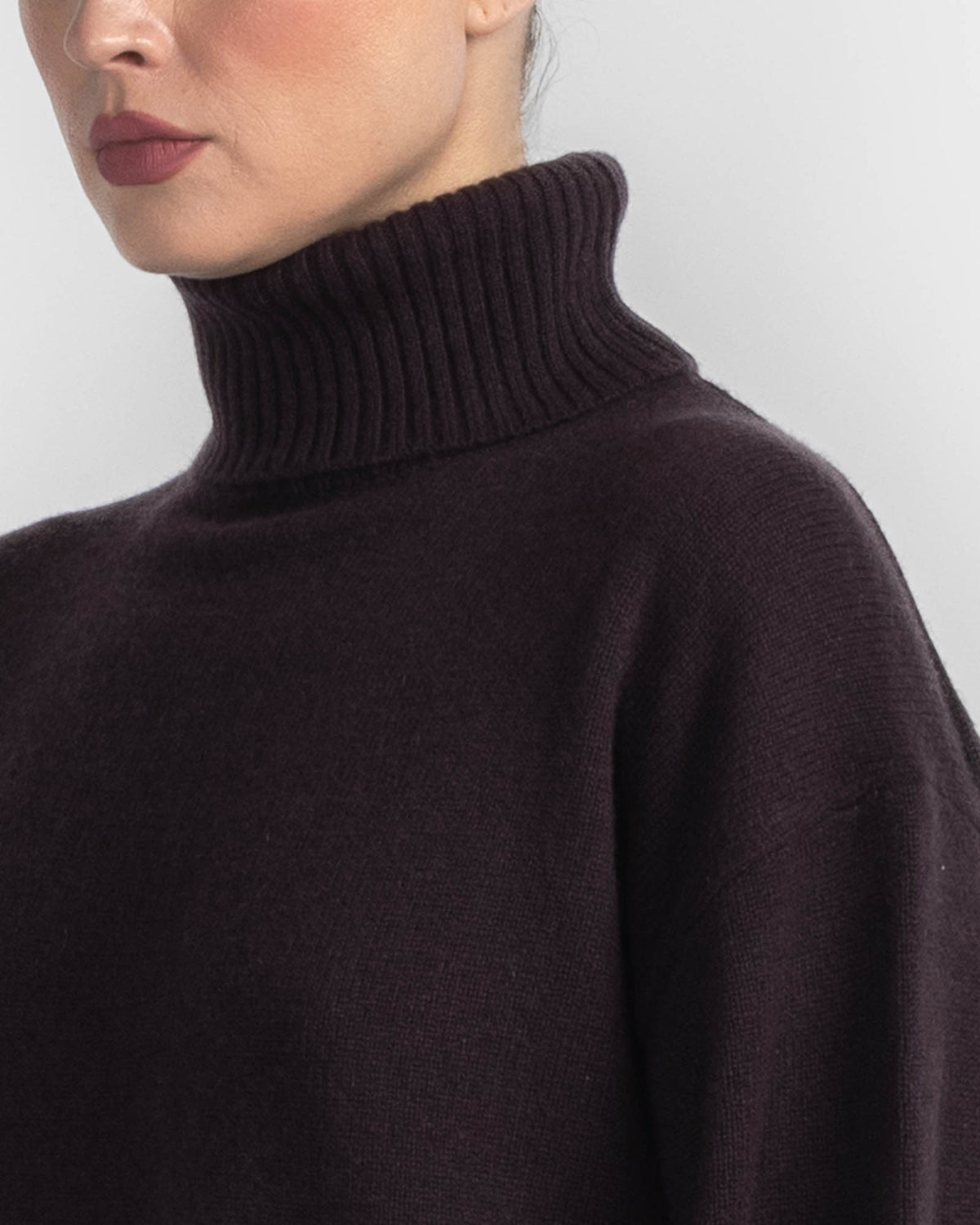 Fold-Over Turtleneck
