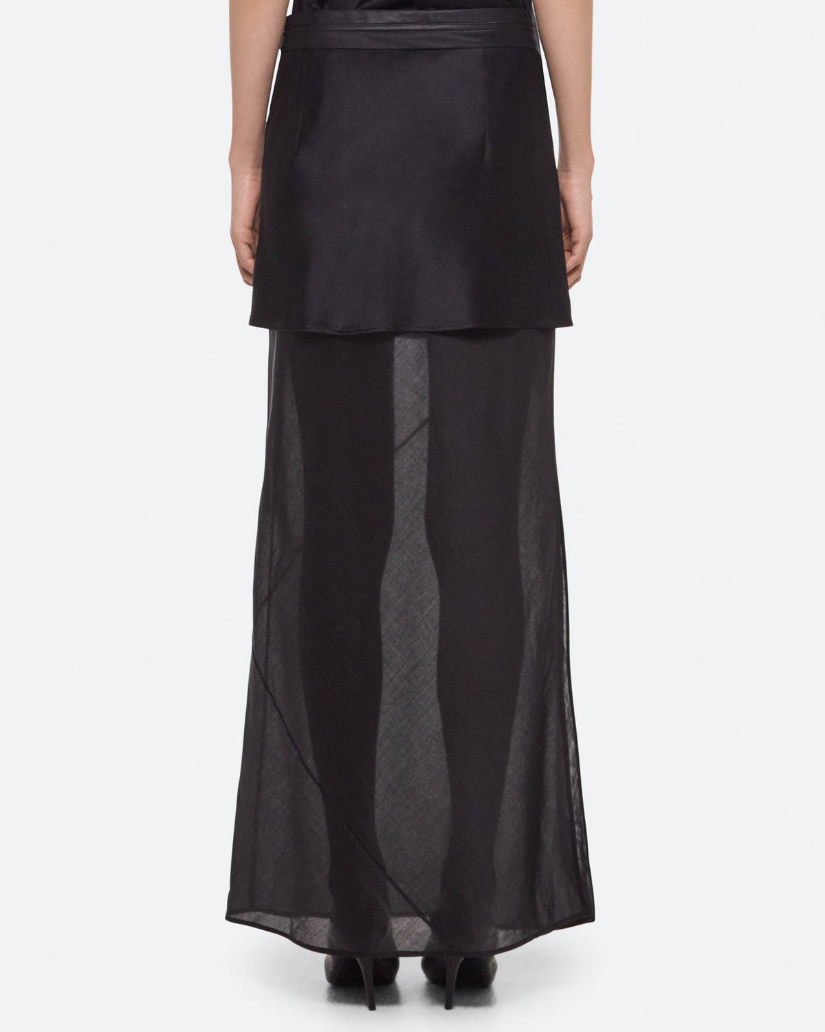 Sheer Tux Skirt