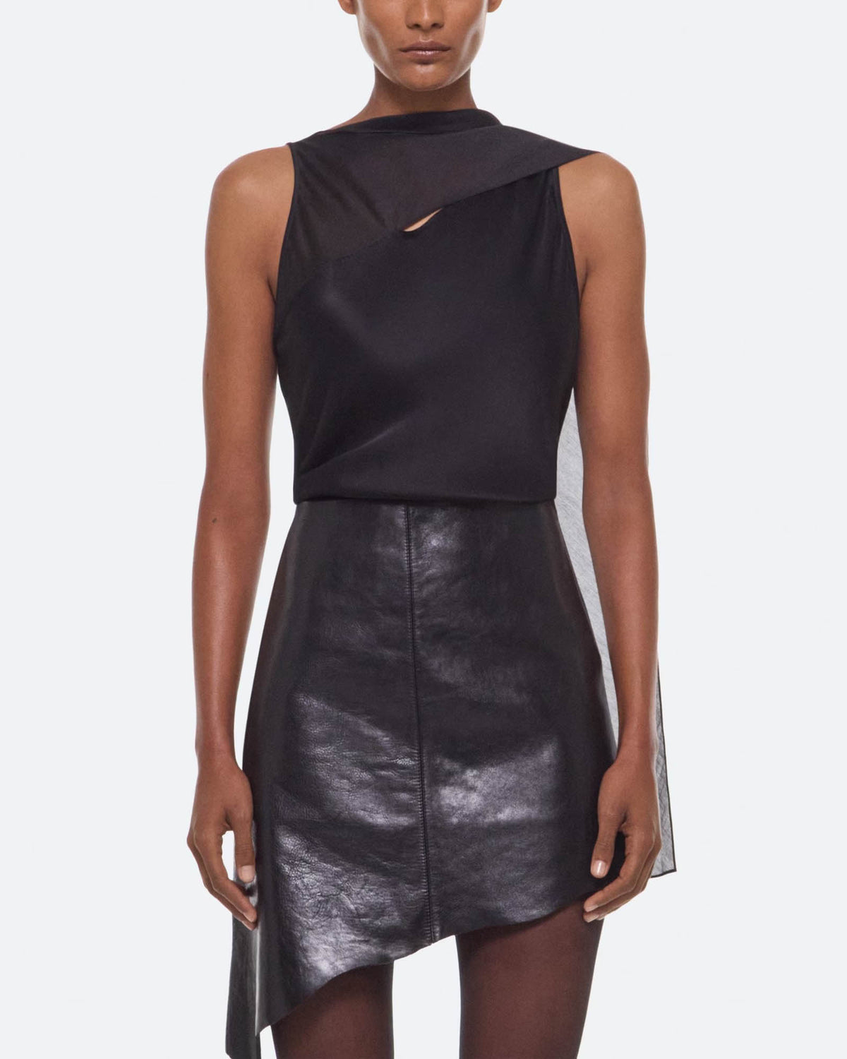 Asymmetric Scarf Top