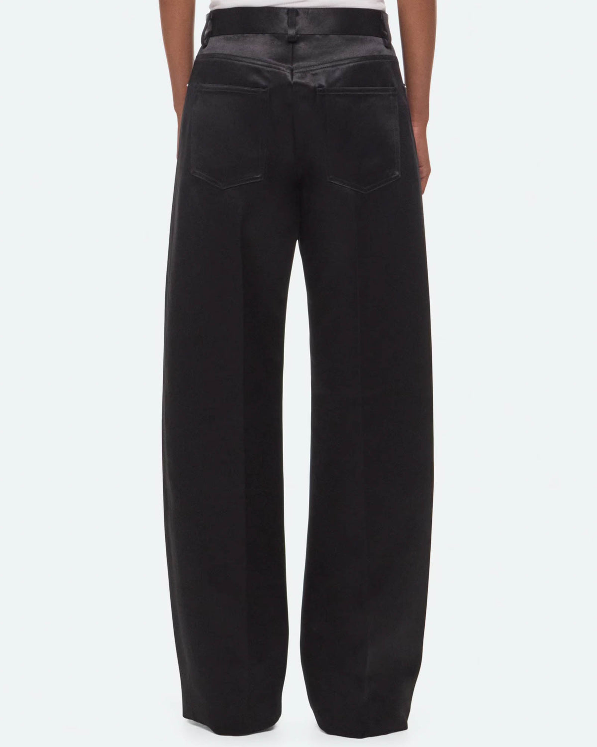Satin Five-Pocket Pants