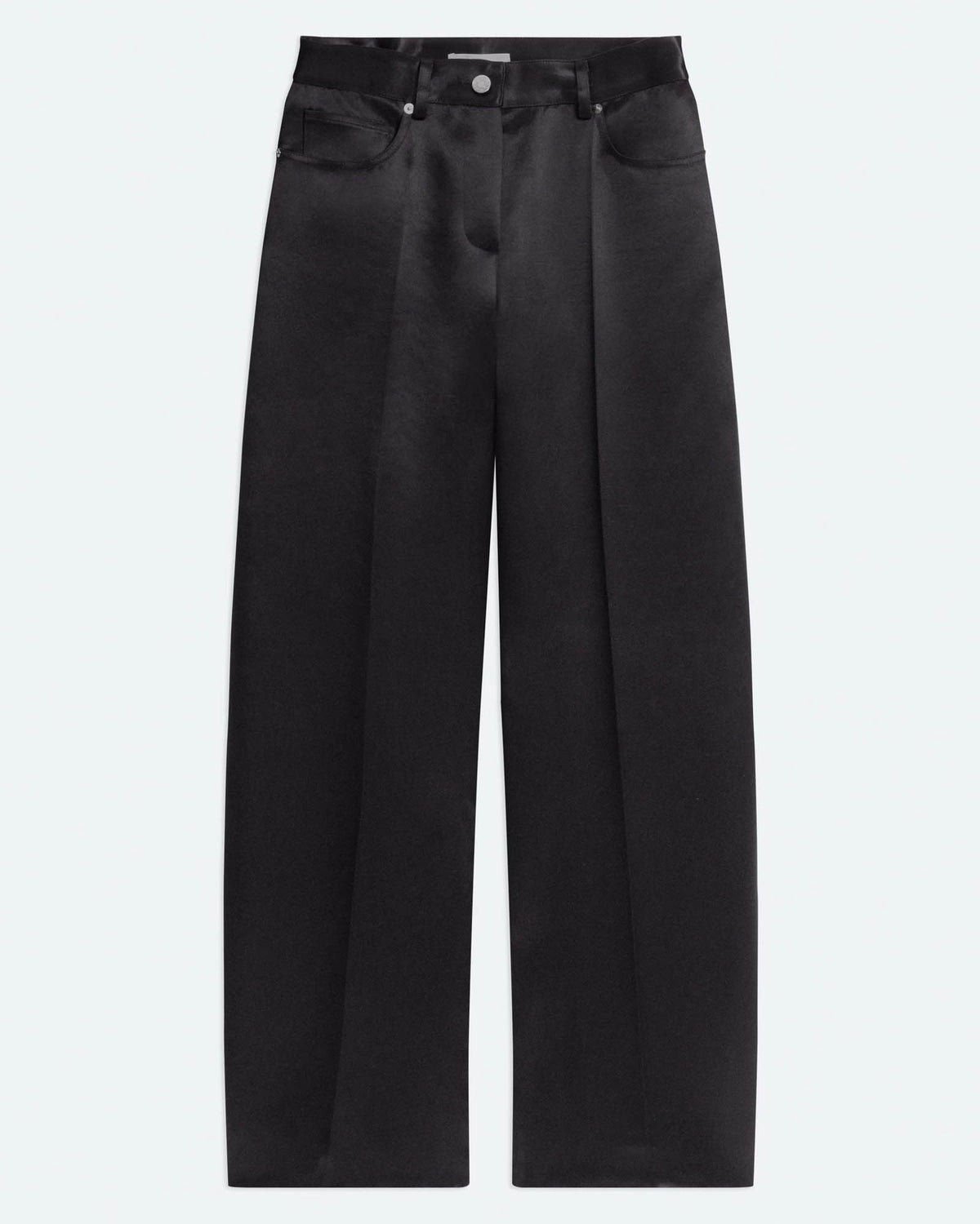 Satin Five-Pocket Pants