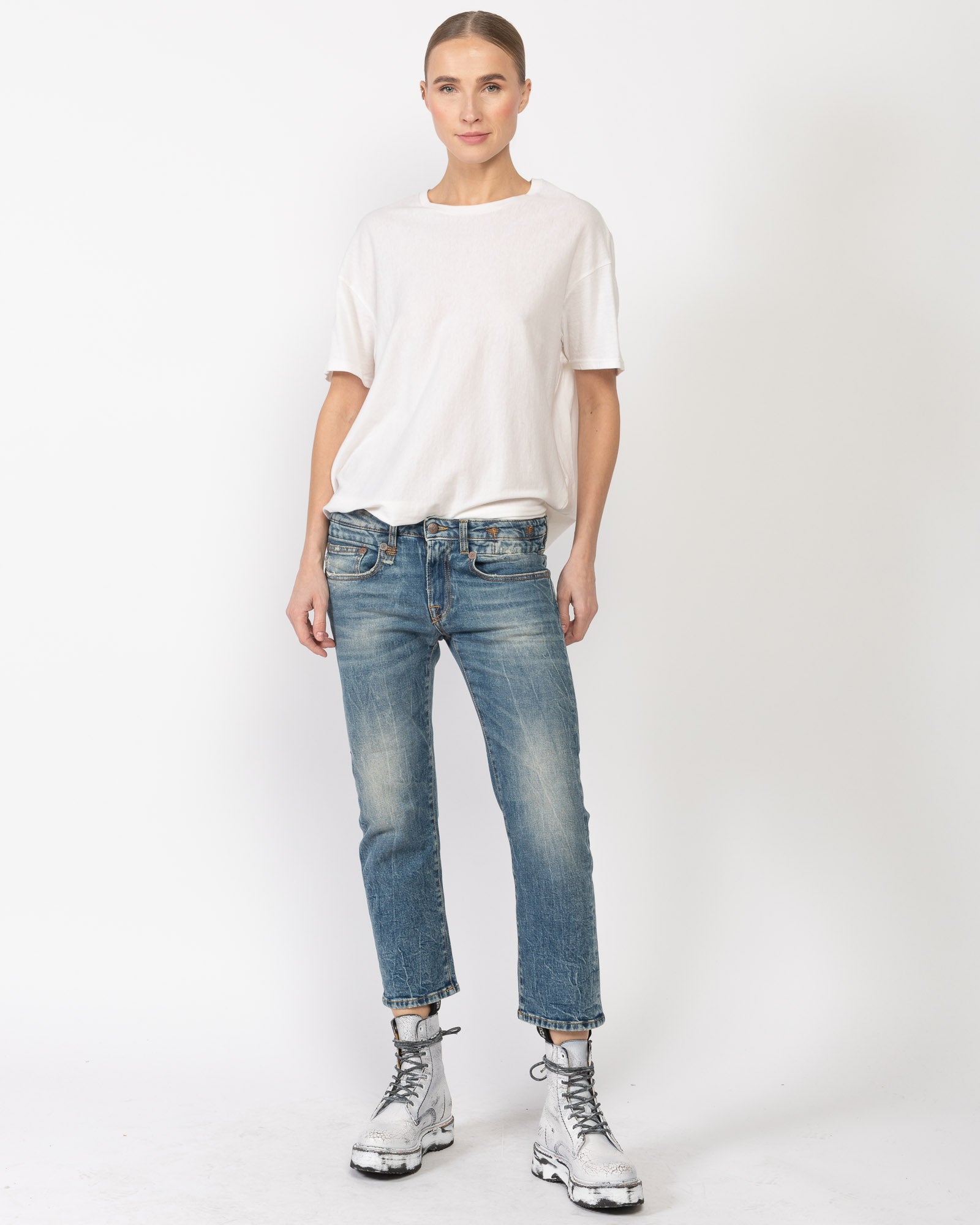 Jean droit pour garçon