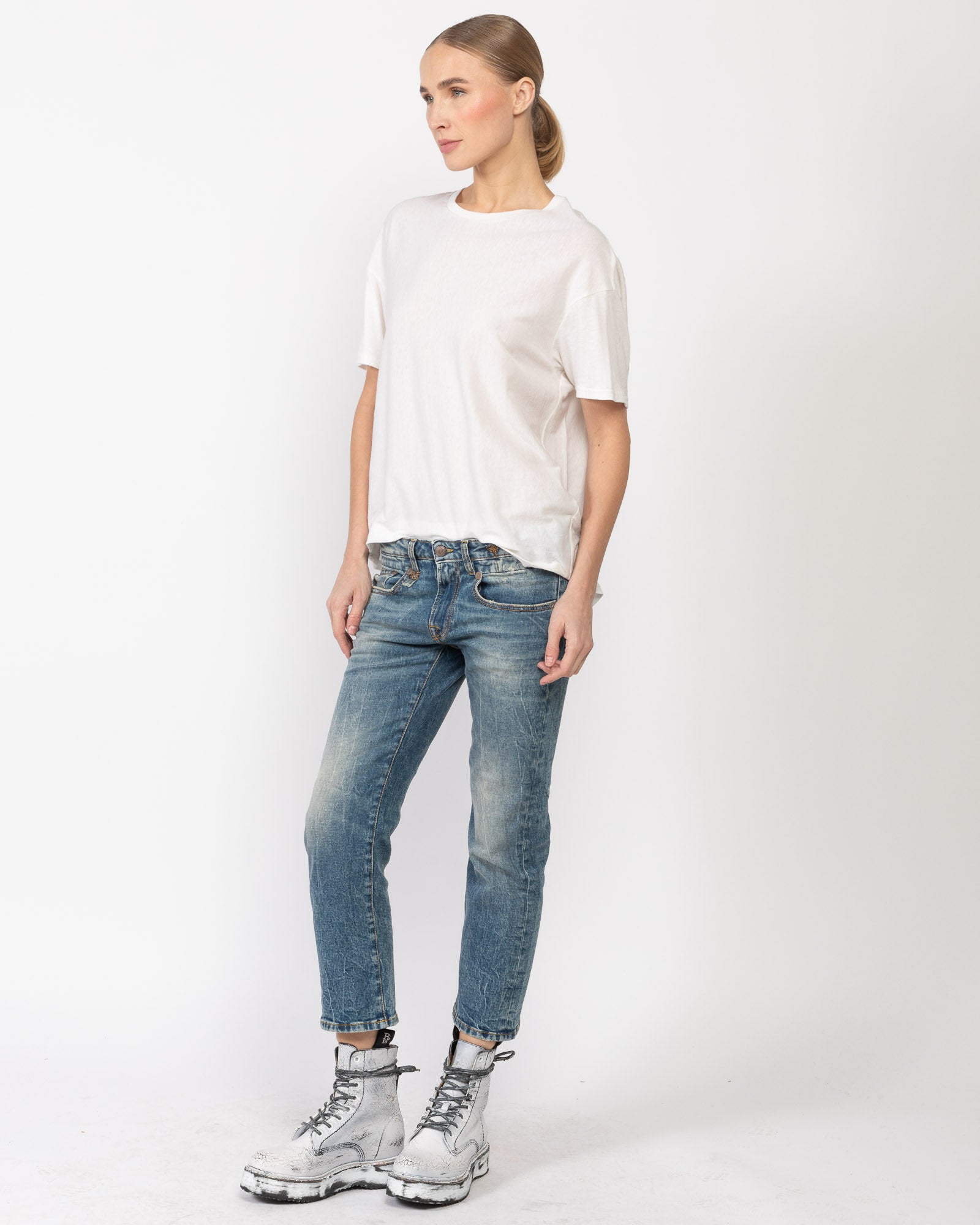 Jean droit pour garçon