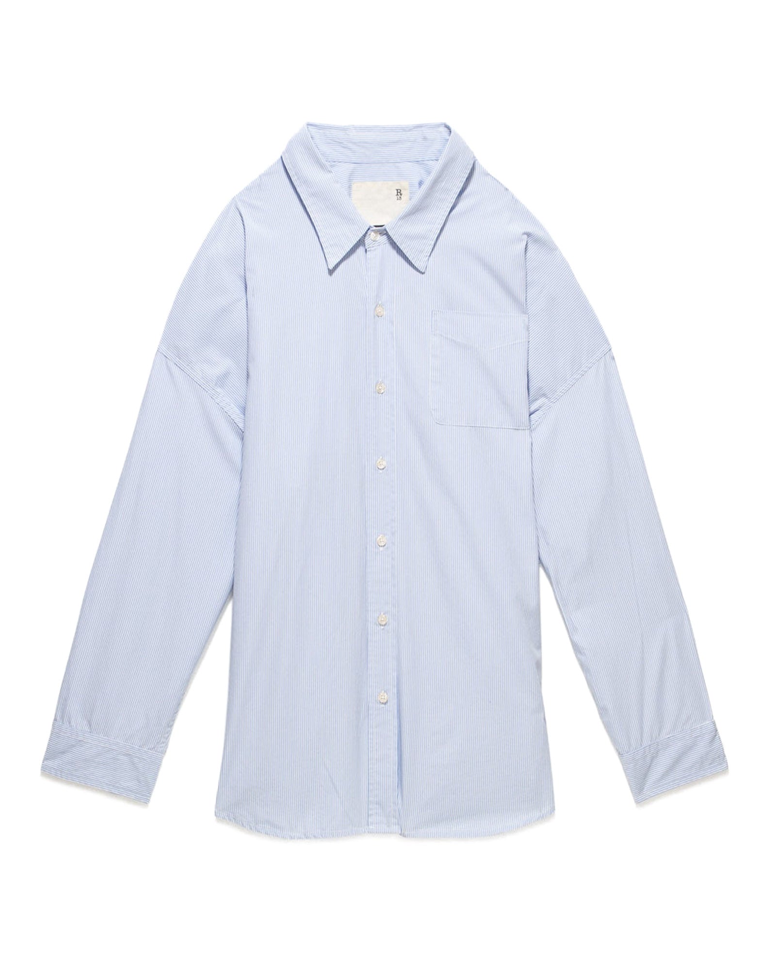 Drop Neck Oxford Shirt
