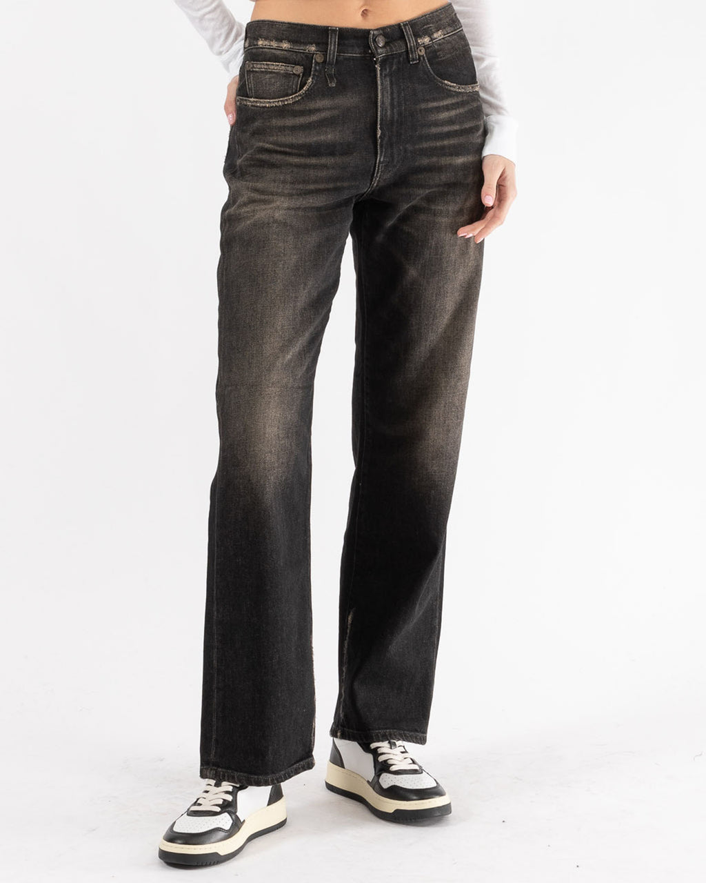 Alice Slim Straight Jeans - R13 | Luxury Designer Fashion