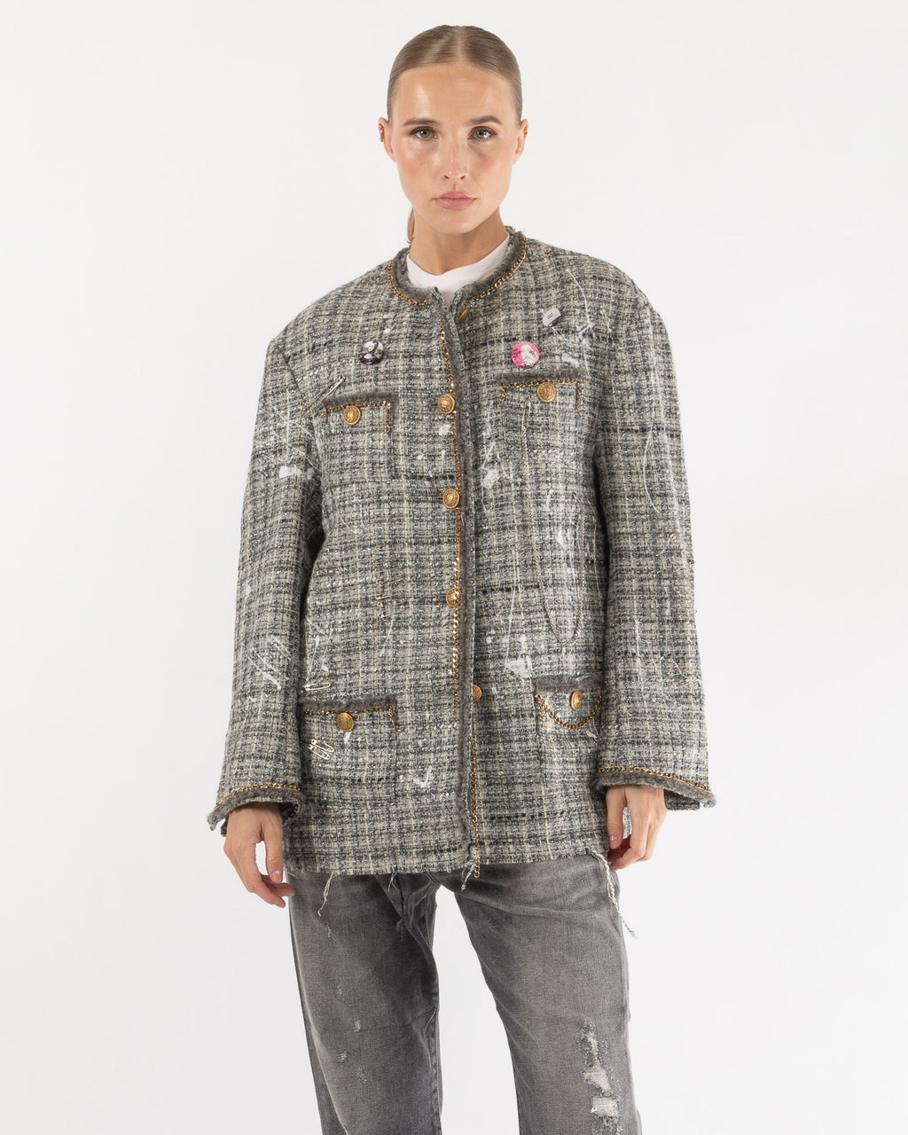 Slouch Tweed Jacket