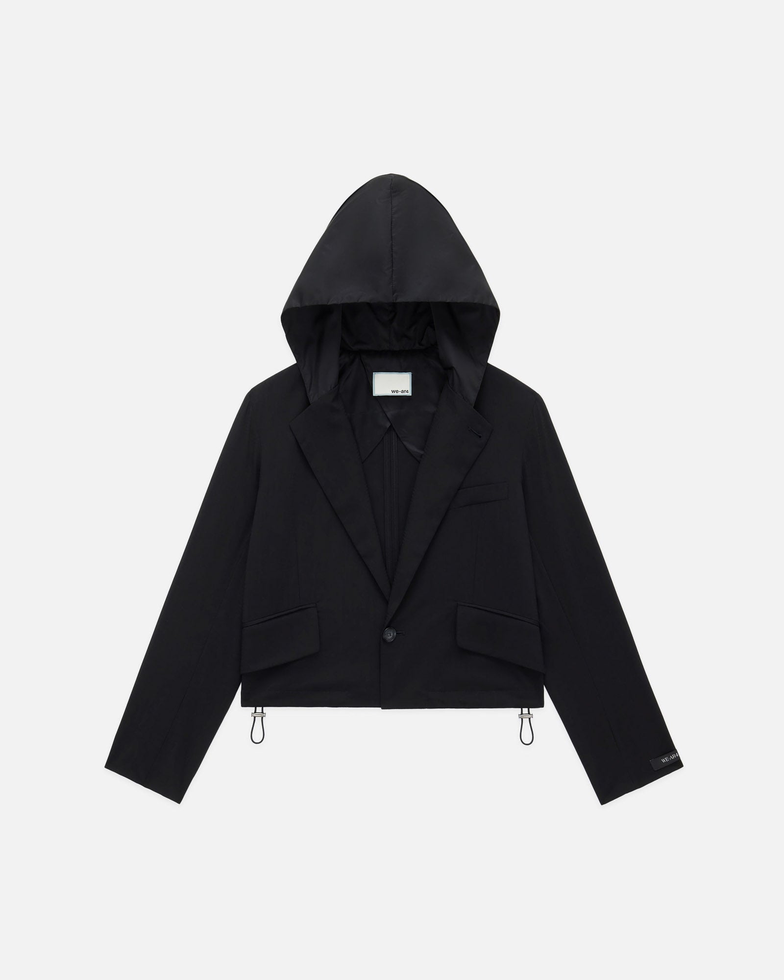 Crop Hooded Blazer