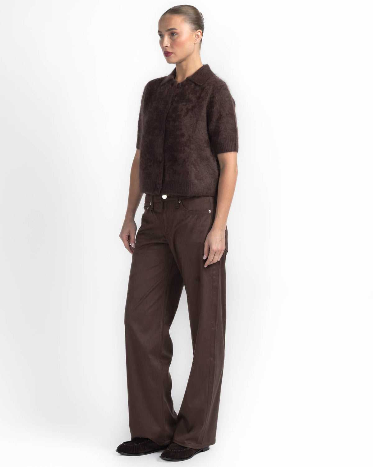 Faux Suede Cam Pant