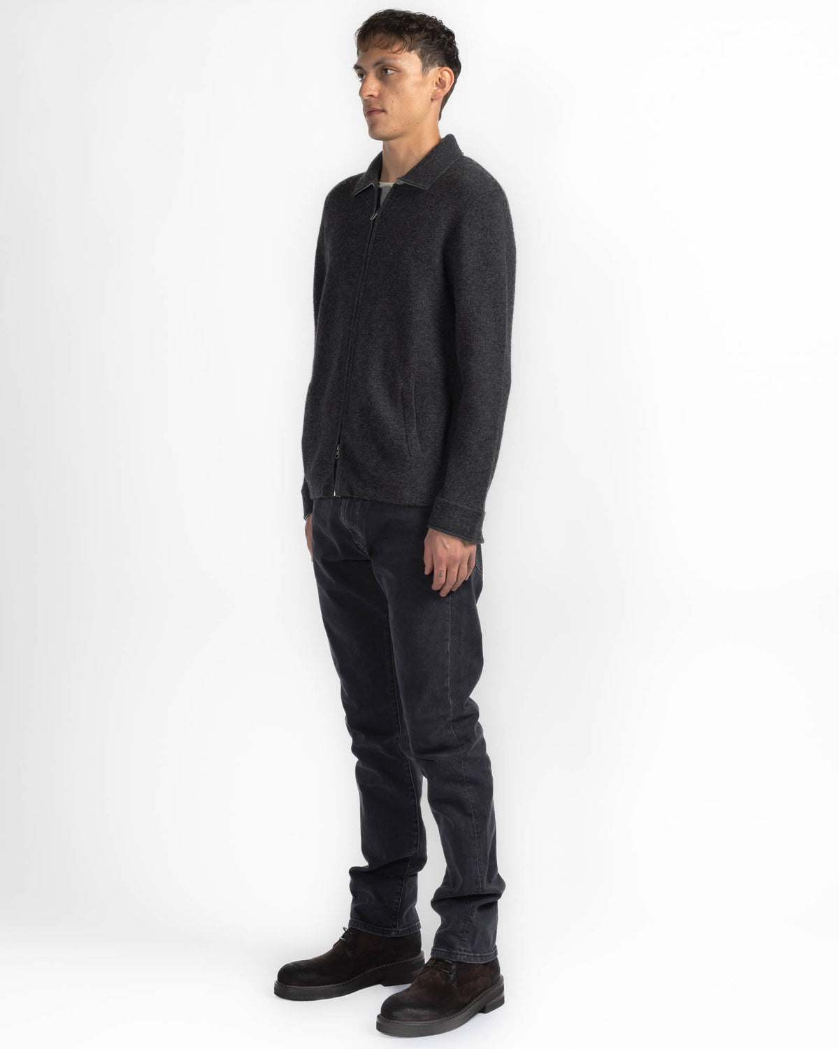 Zip Up Shacket