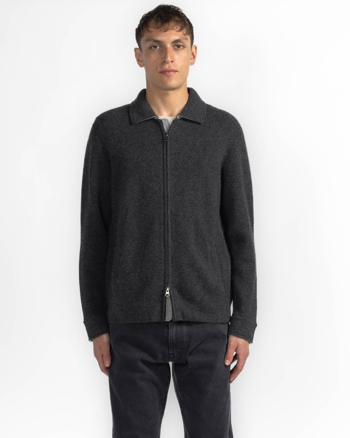 Zip Up Shacket