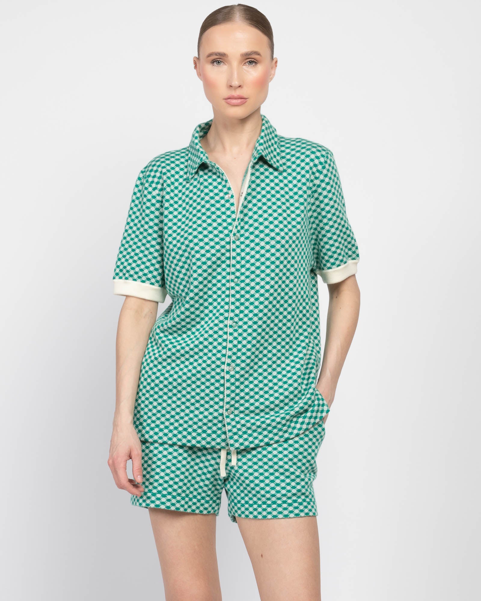 Dot Knit Boat Shirt